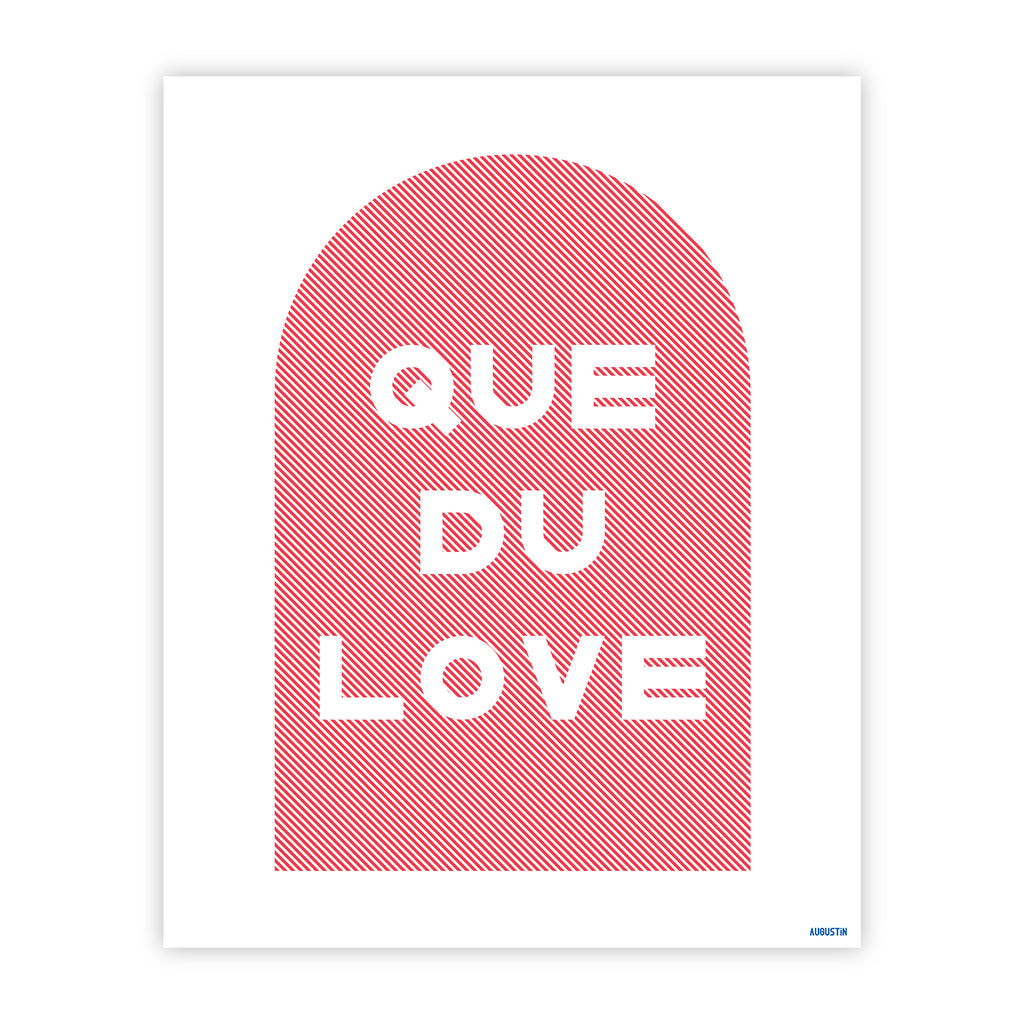 Que du love - affiche