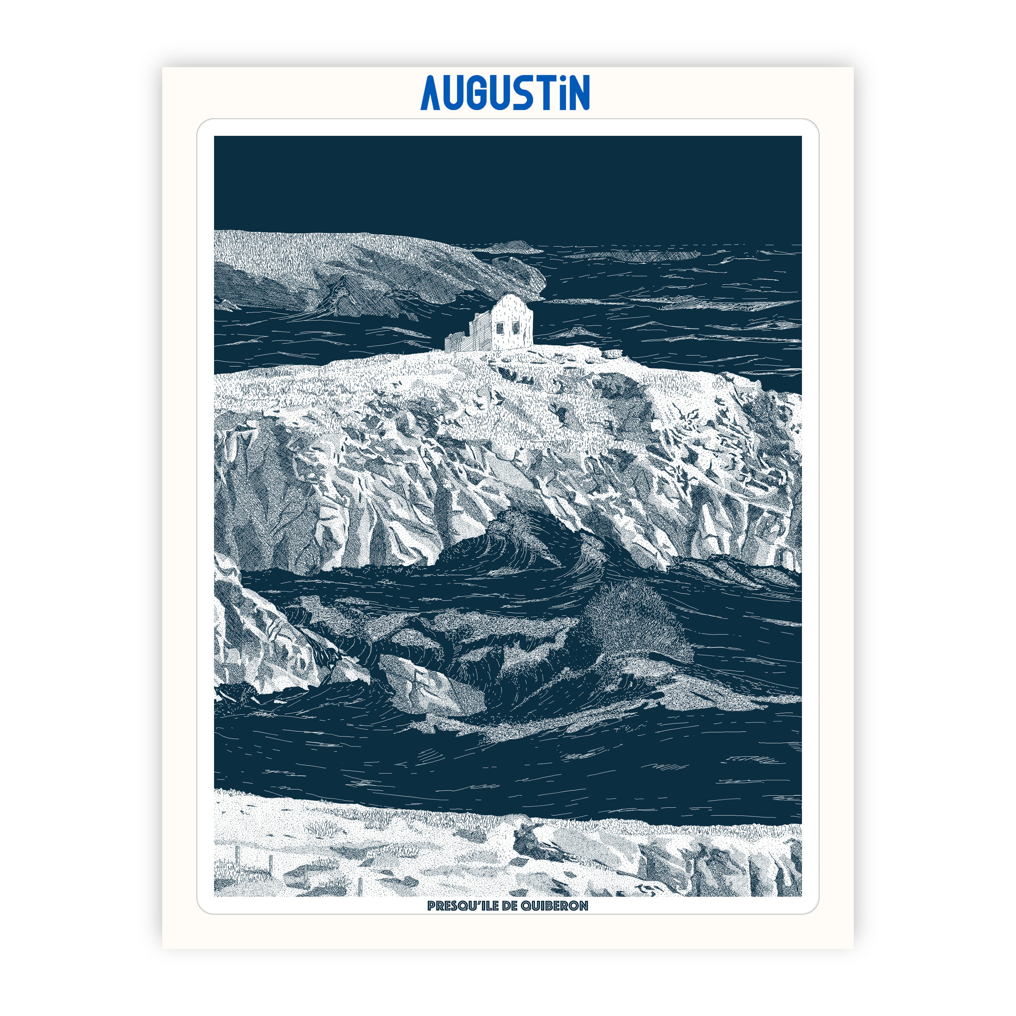 Presqu'île de Quiberon- affiche