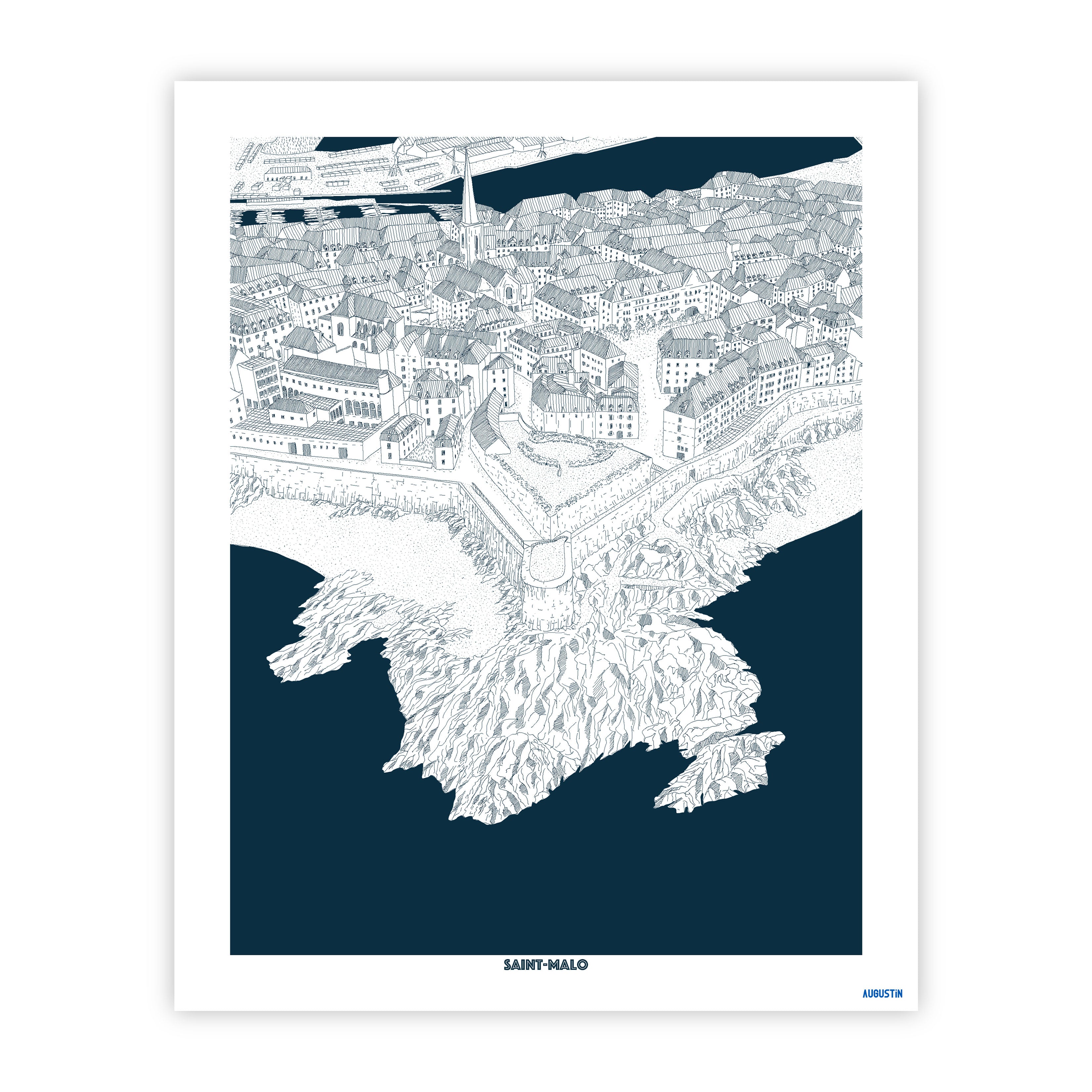 Saint-Malo - affiche