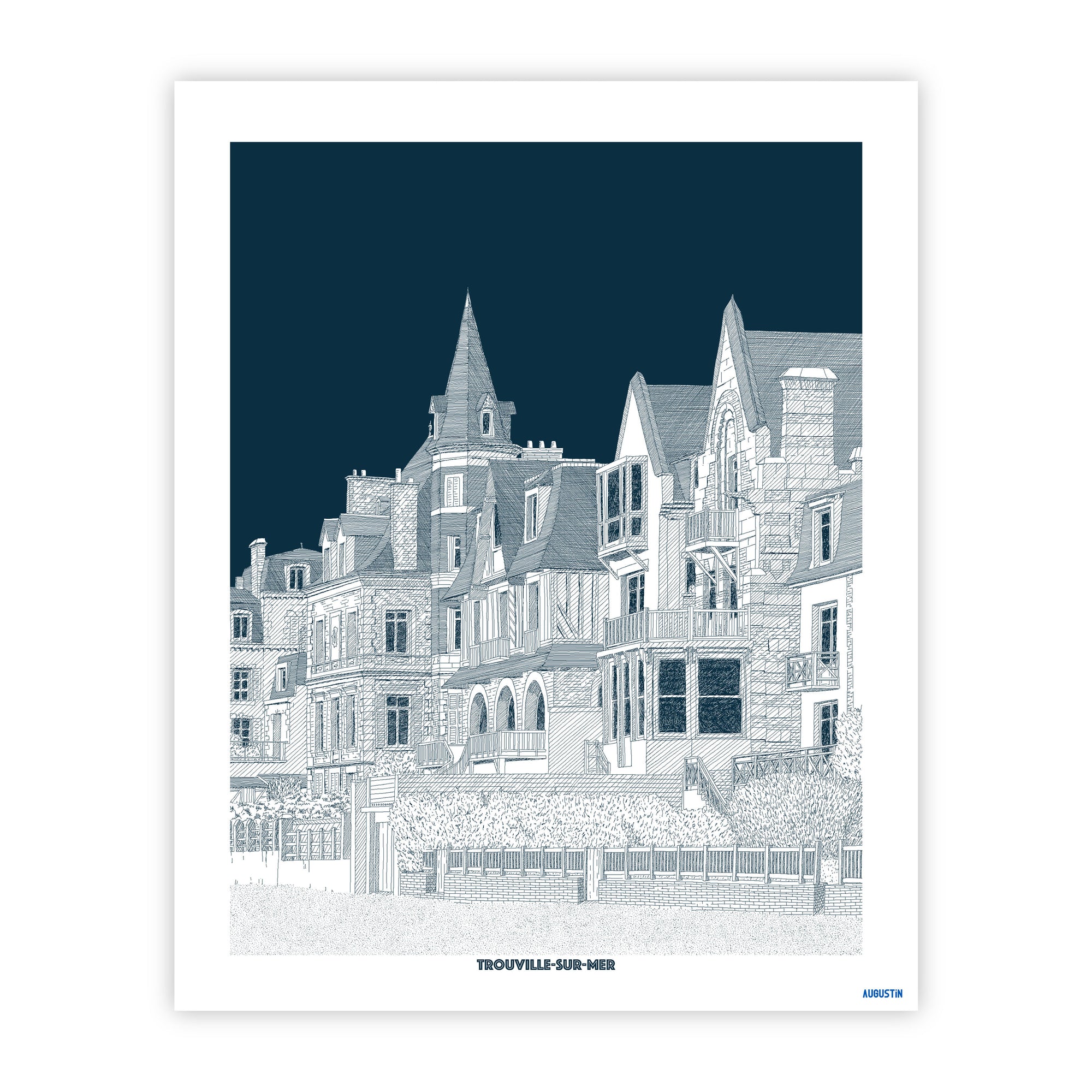 Trouville-sur-mer - affiche