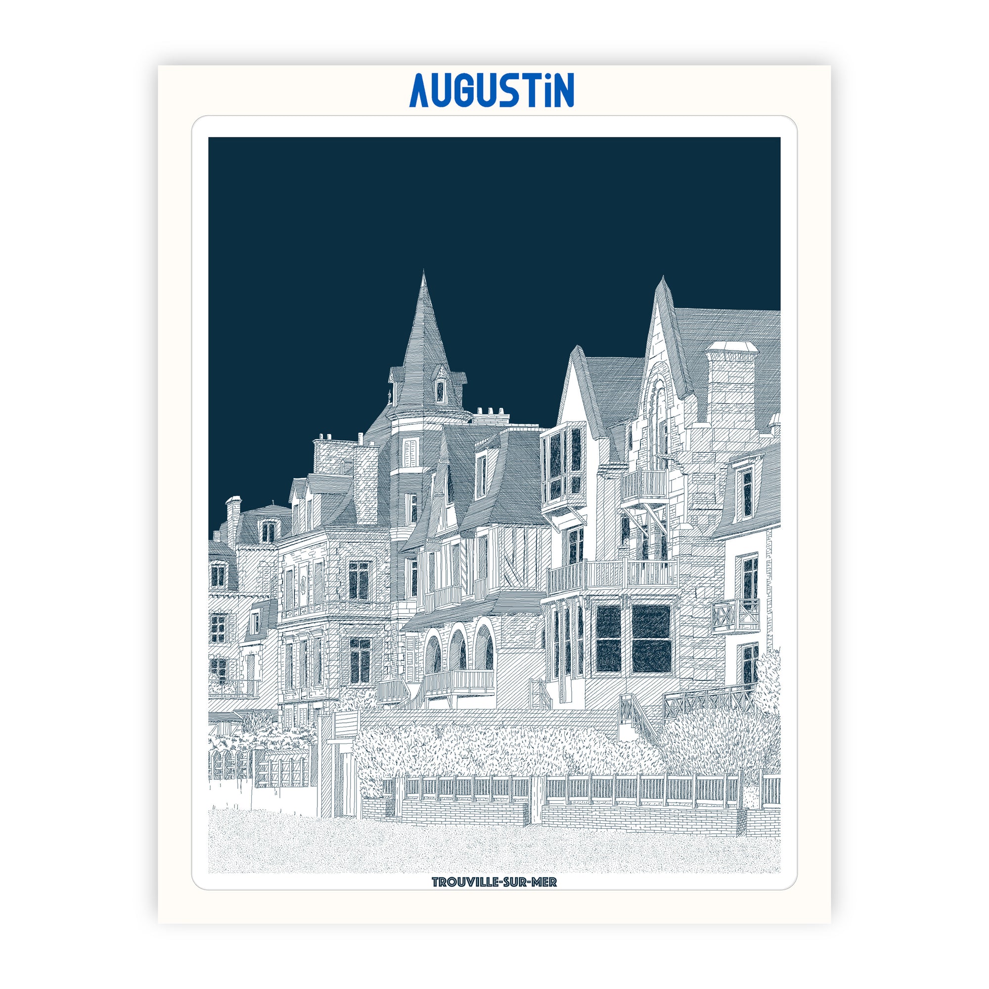 Trouville-sur-mer - affiche