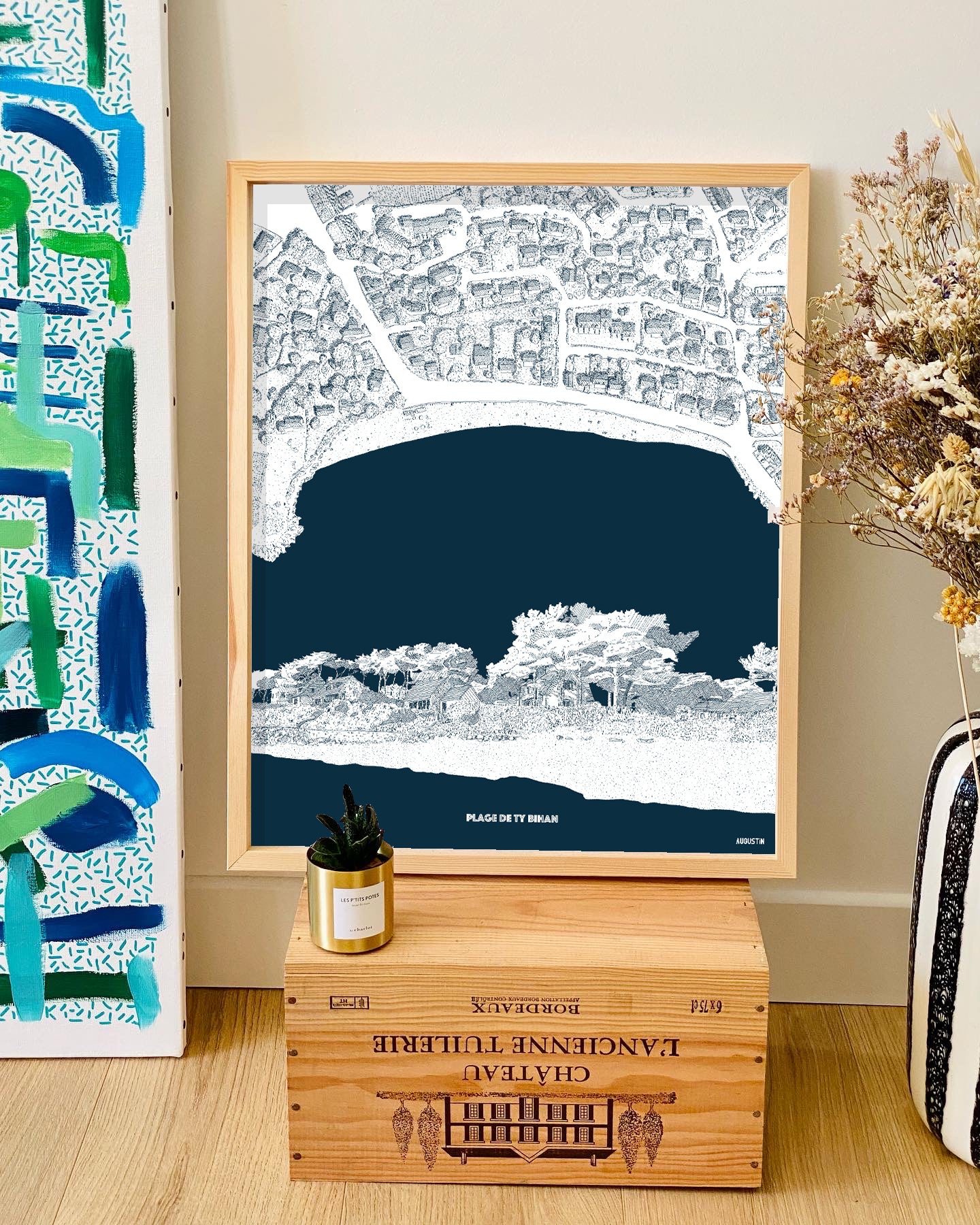 Plage de Ty Bihan - affiche