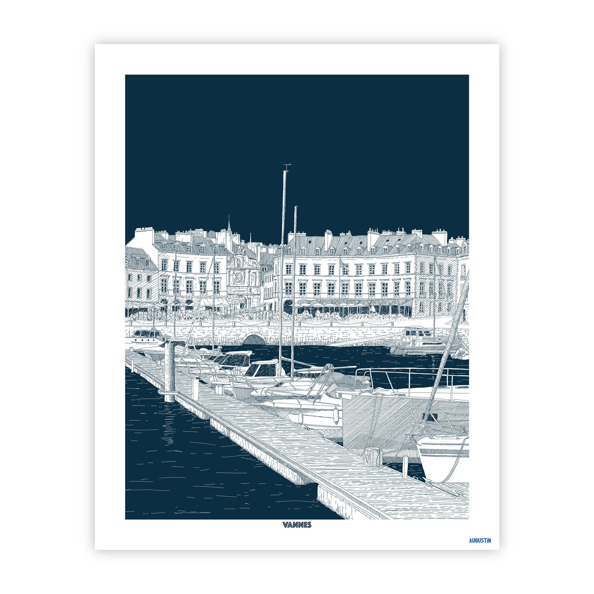 Vannes Port - affiche