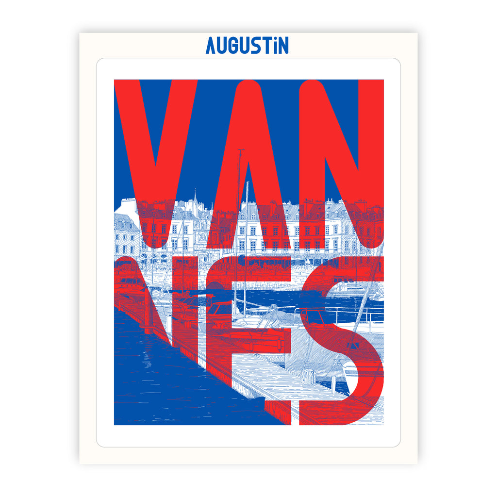Vannes rouge - affiche