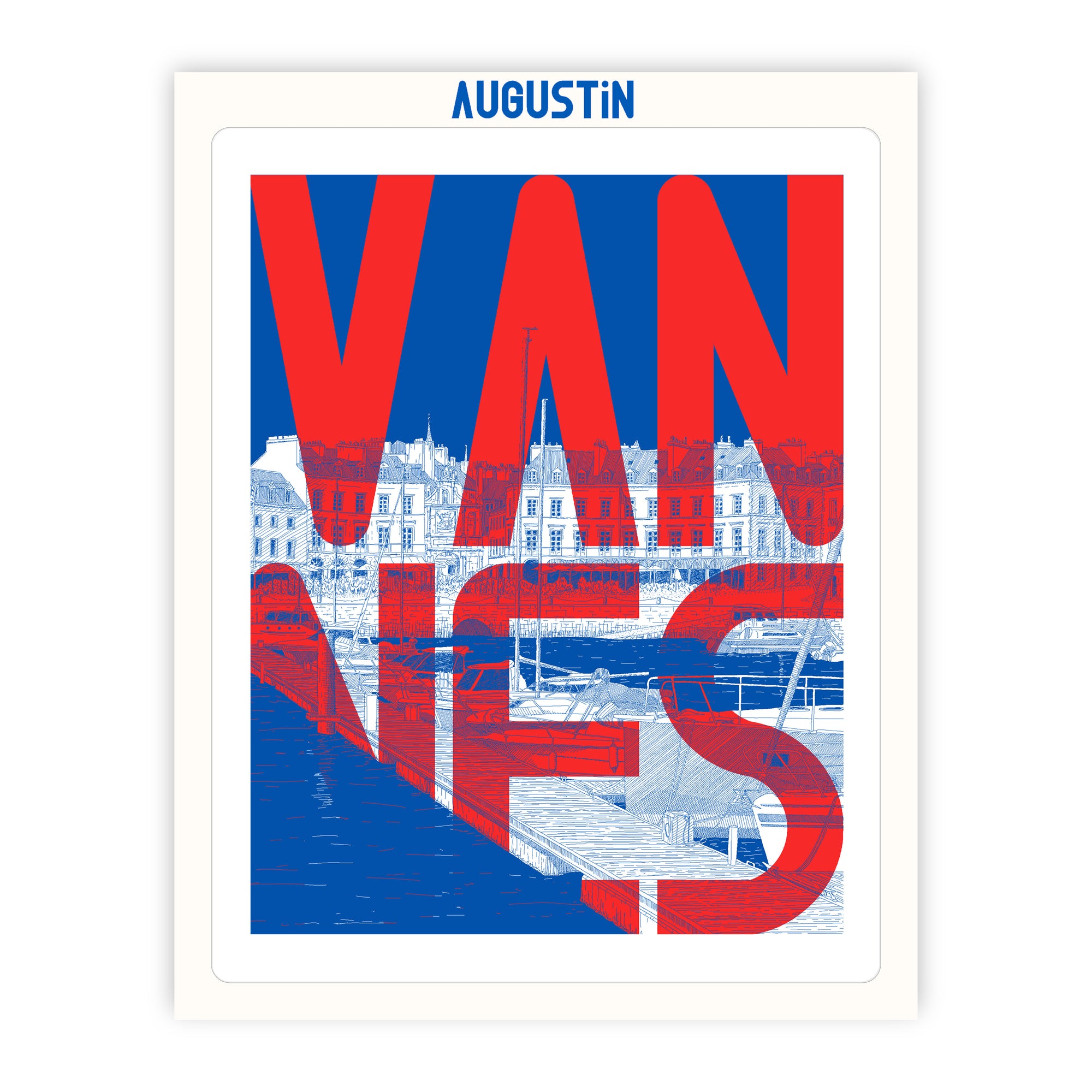 Vannes rouge - affiche