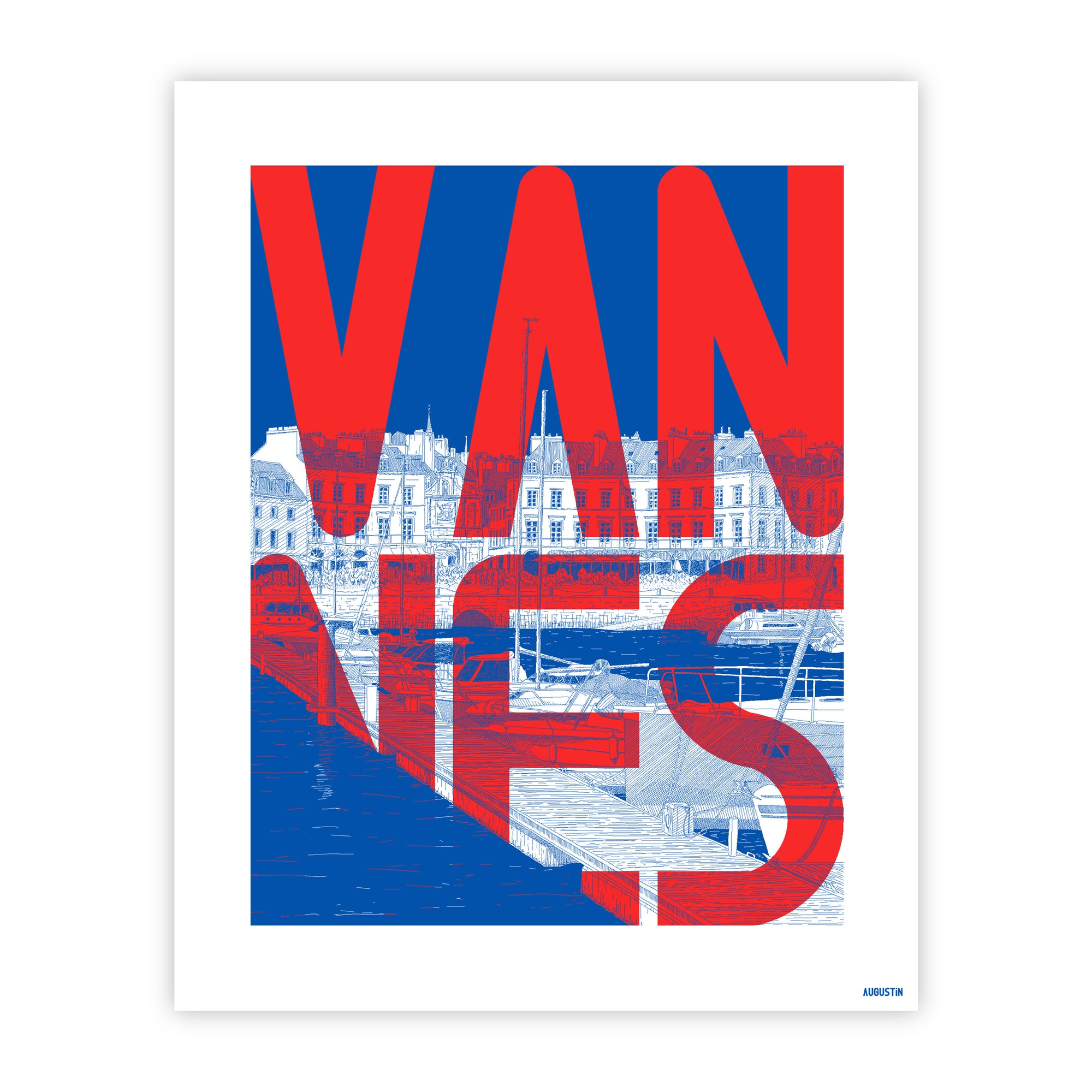 Vannes rouge - affiche