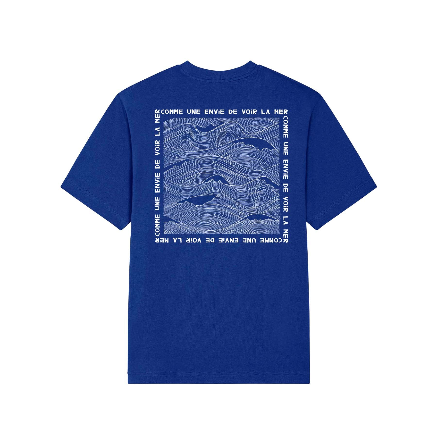Voir la mer bleu- T-shirt oversize