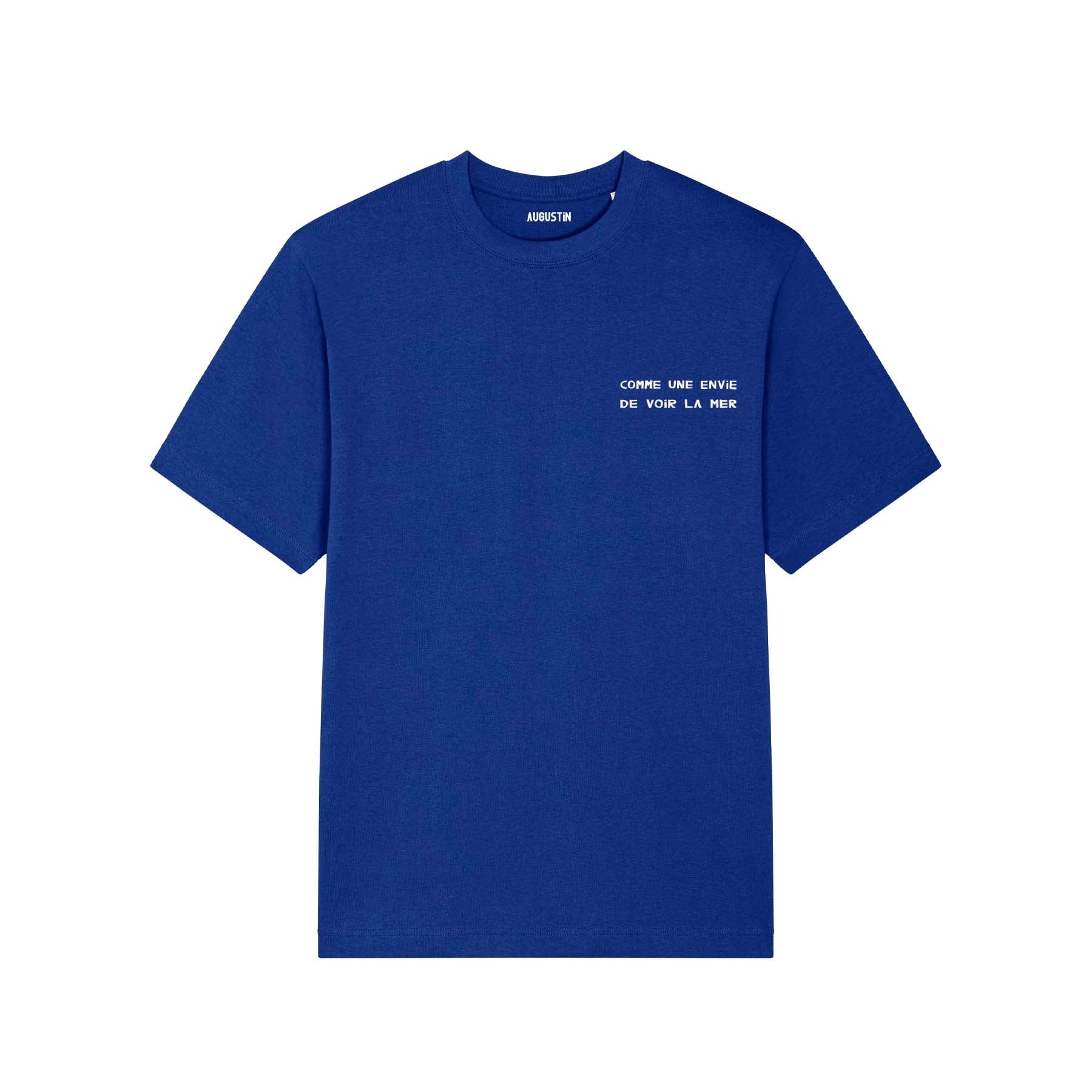 Voir la mer bleu- T-shirt oversize