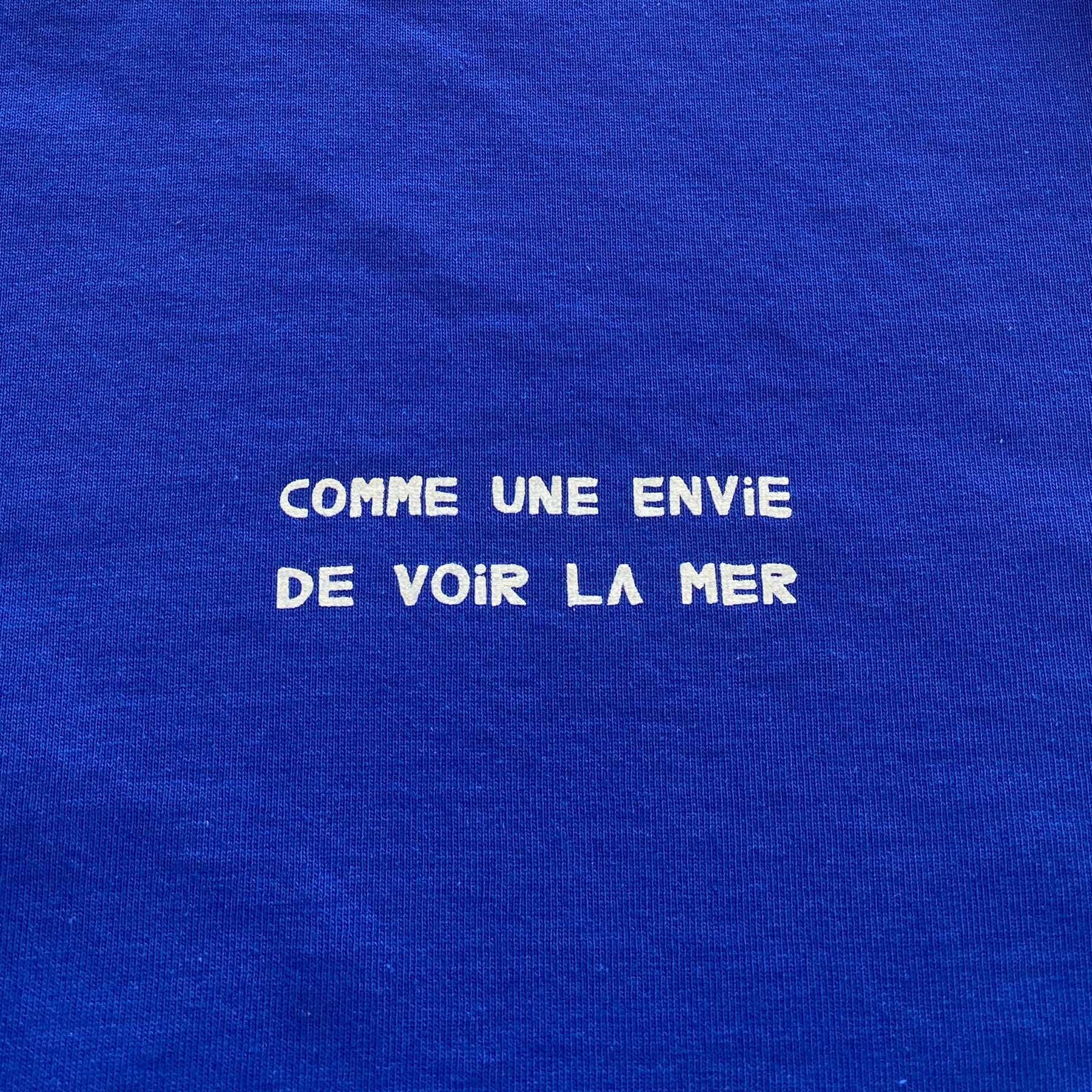 Voir la mer bleu- T-shirt oversize