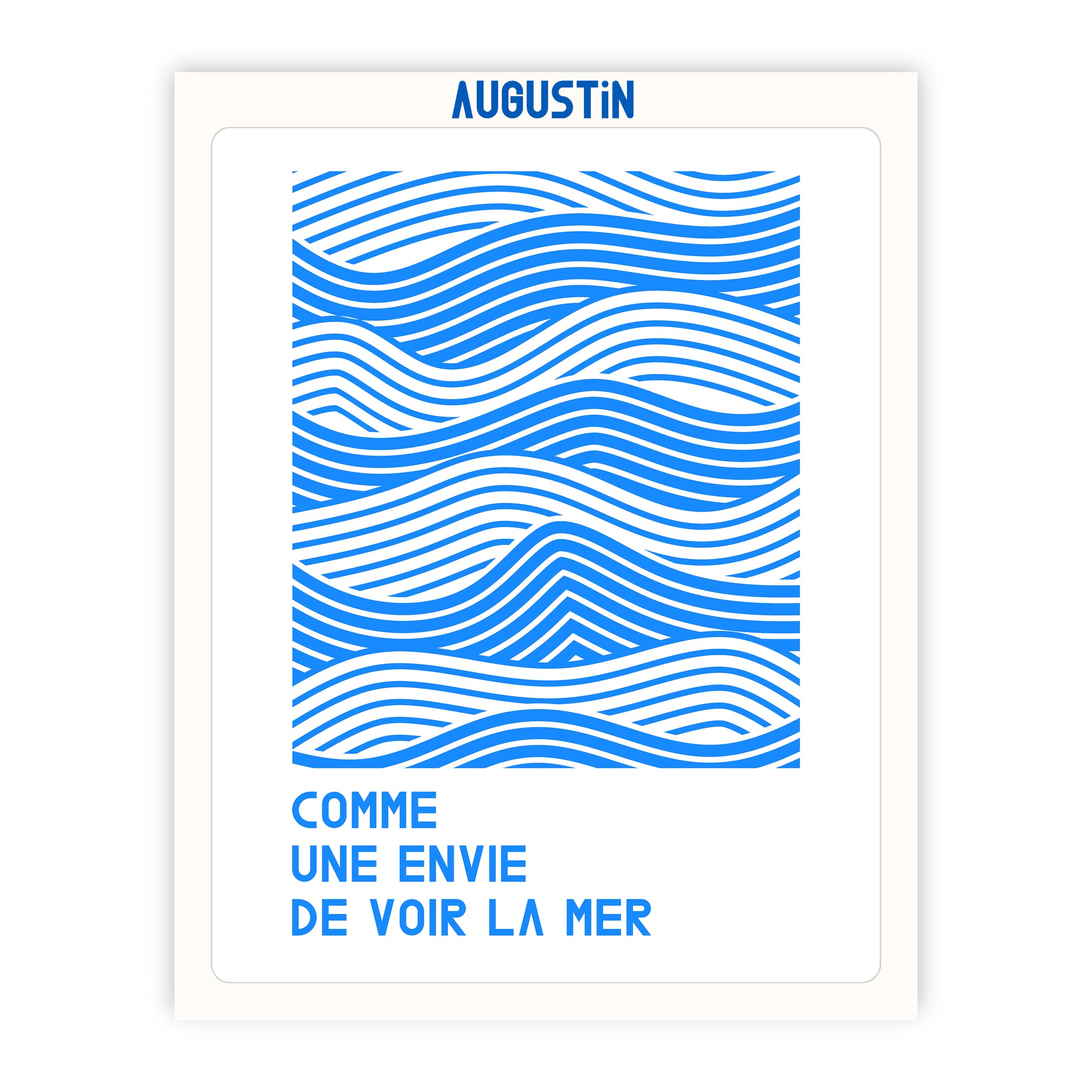 Voir la mer - affiche