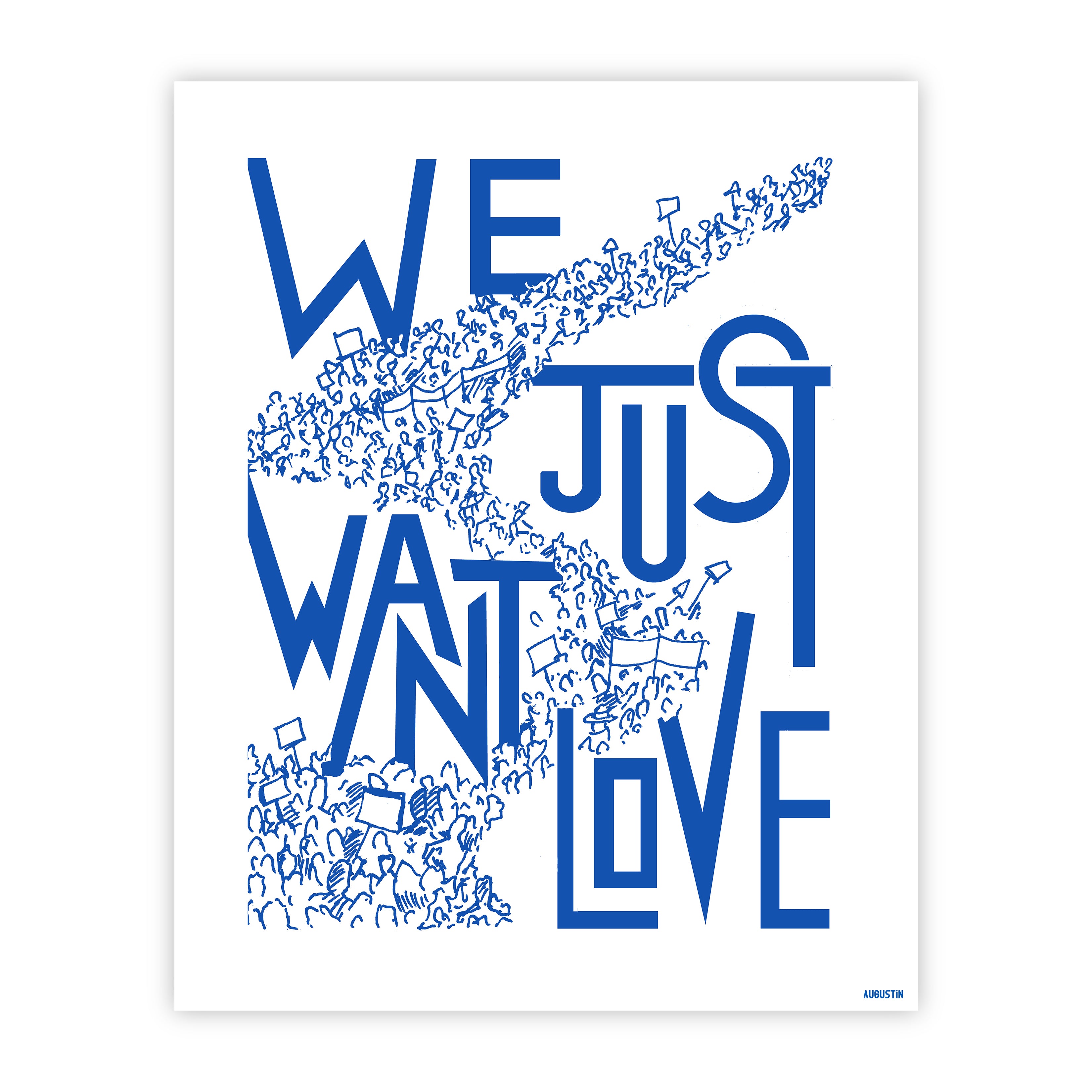 We just want love - affiche