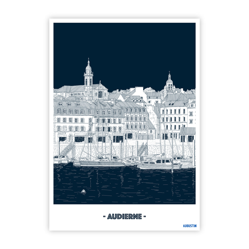 Audierne - carte postale