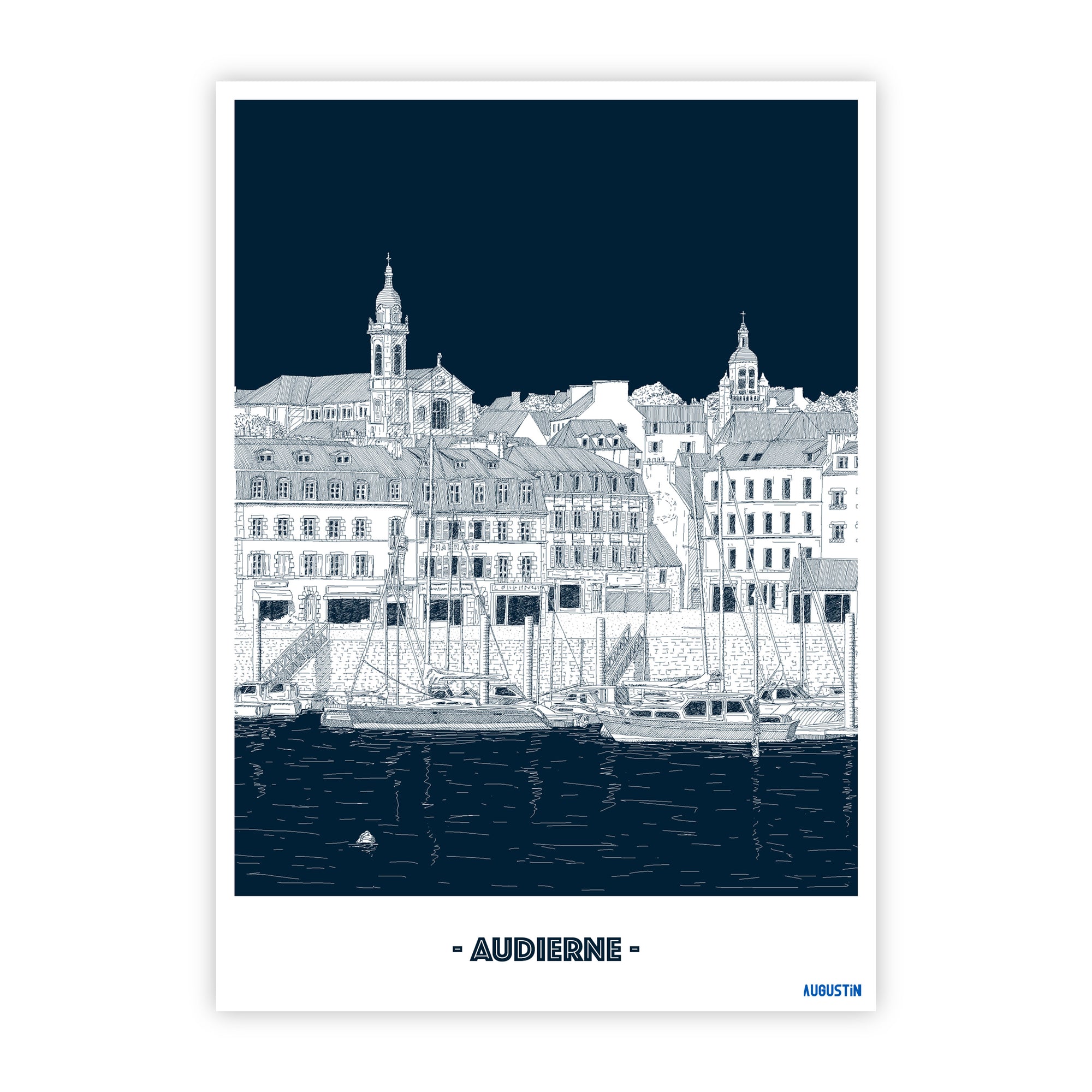 Audierne - carte postale