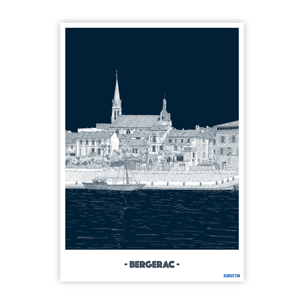 Bergerac - carte postale