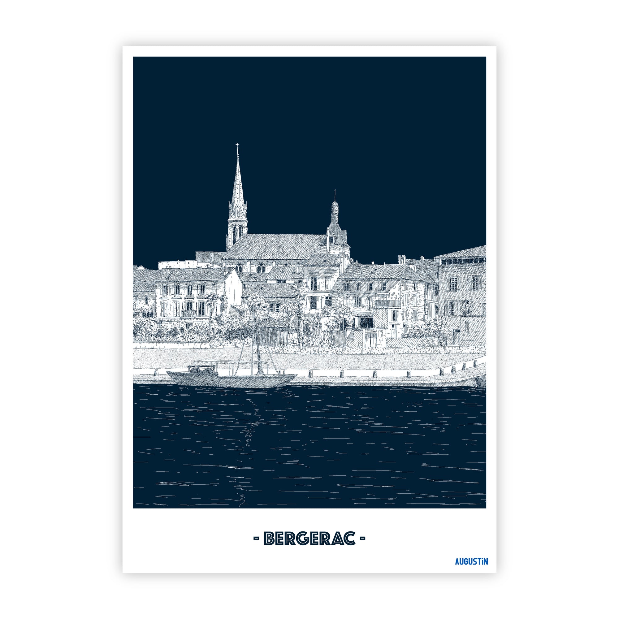 Bergerac - carte postale