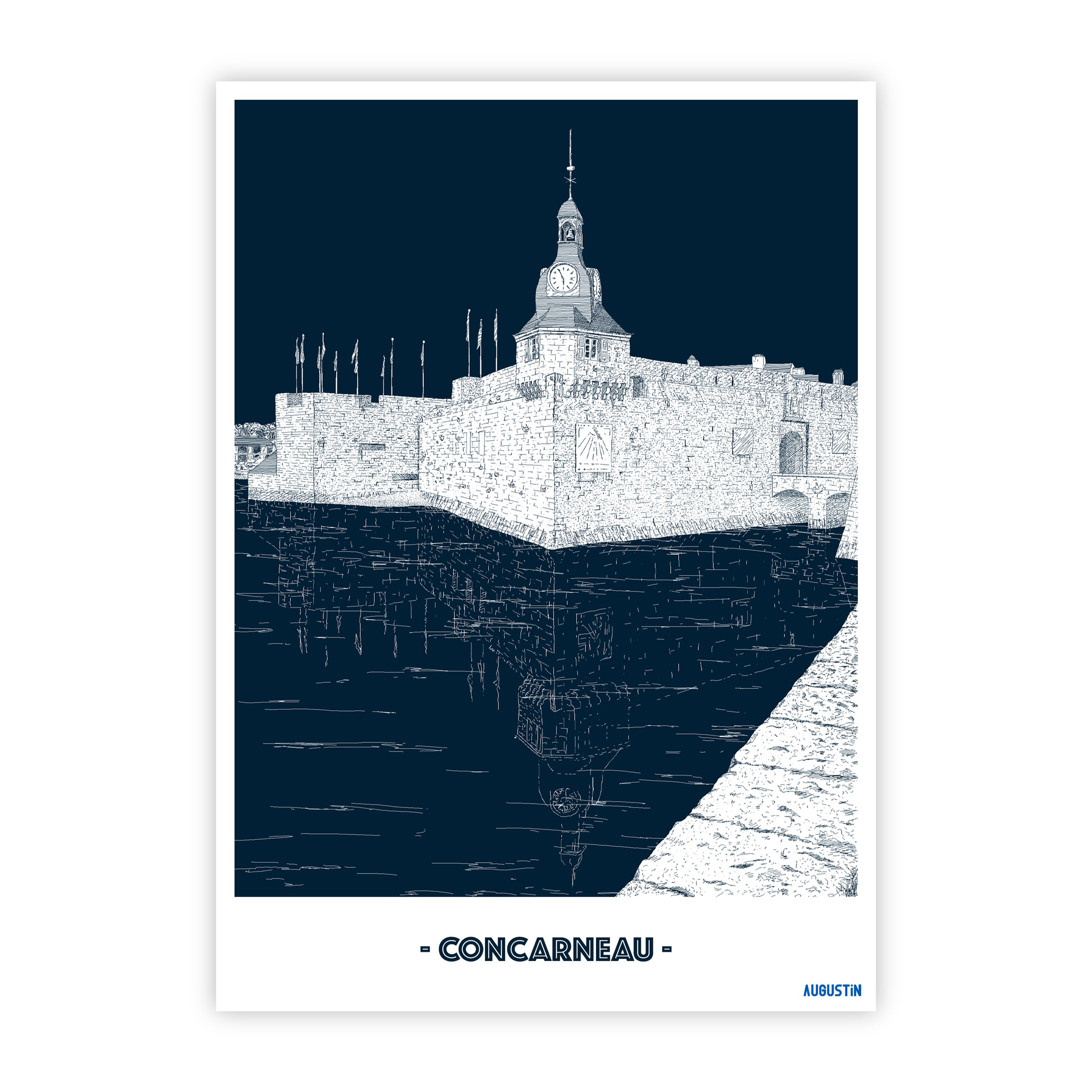 Concarneau - carte postale