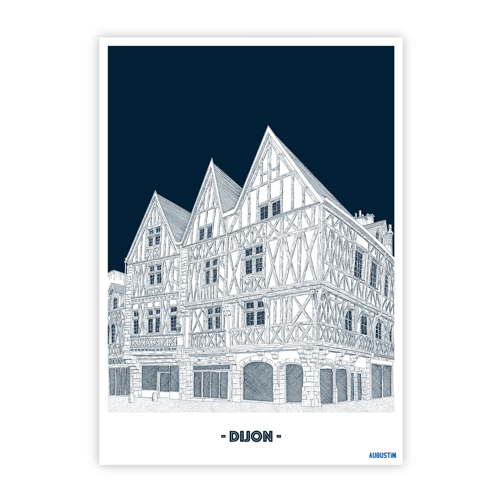 Dijon - carte postale