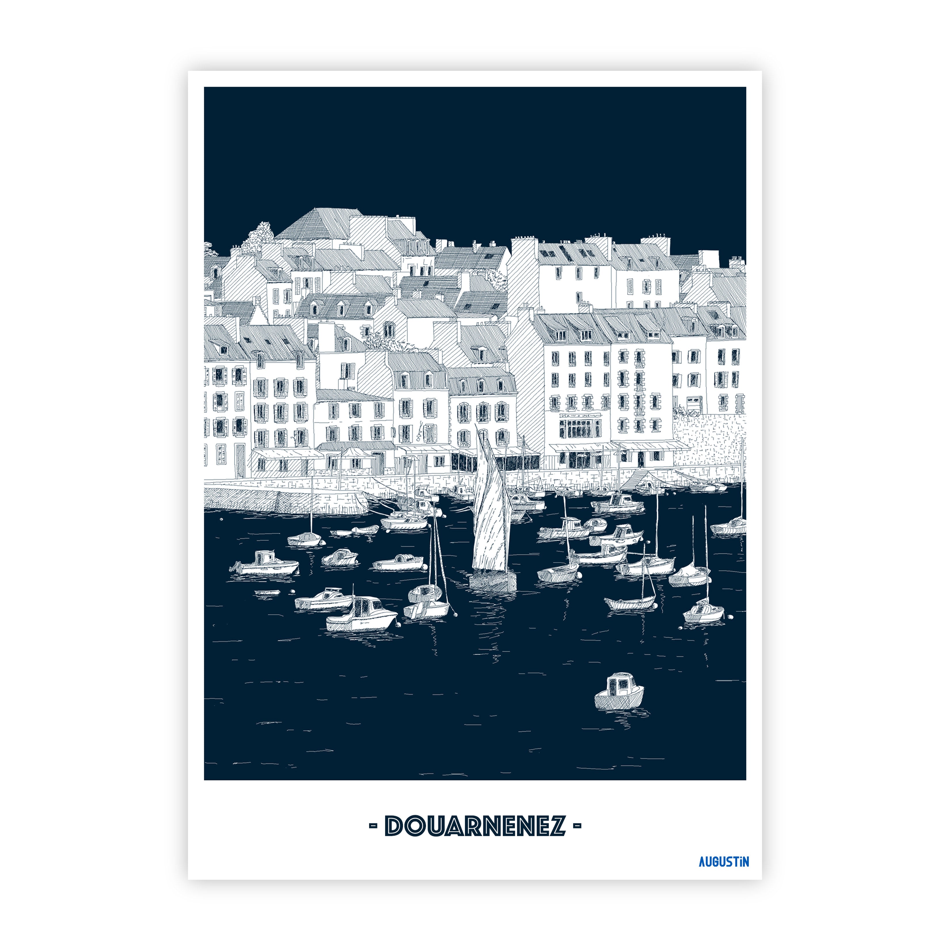 Douarnenez - carte postale