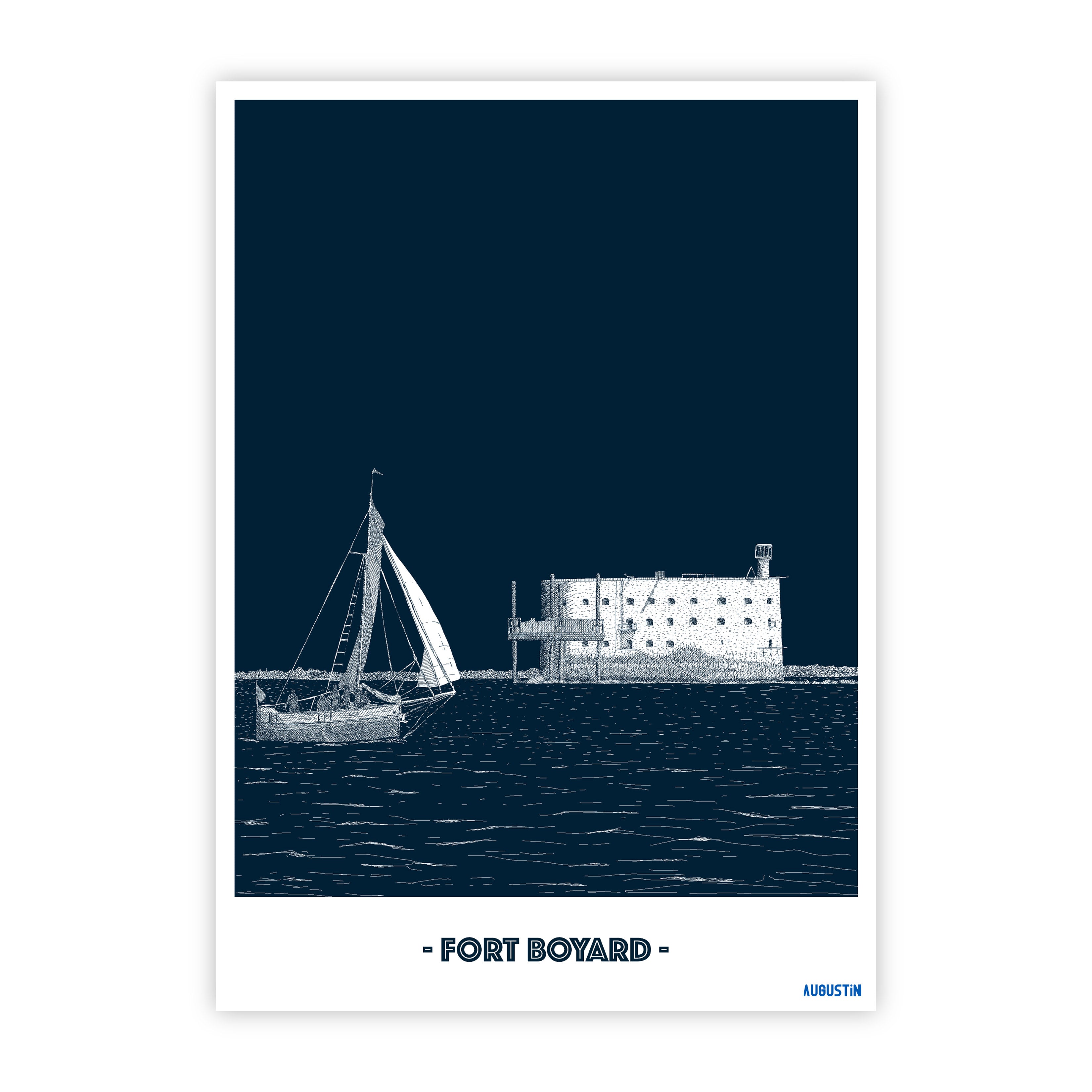 Fort Boyard - carte postale