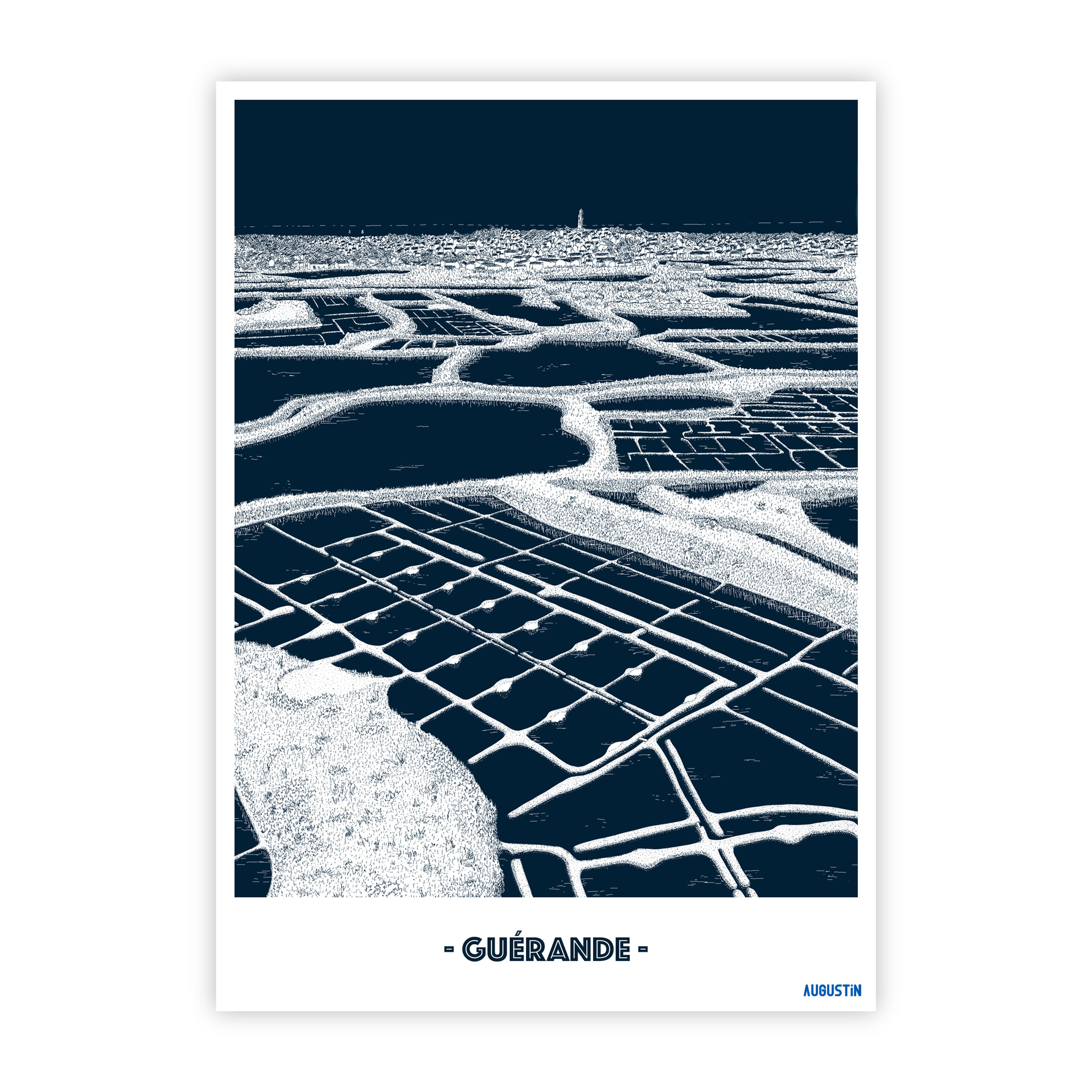 Guérande - carte postale