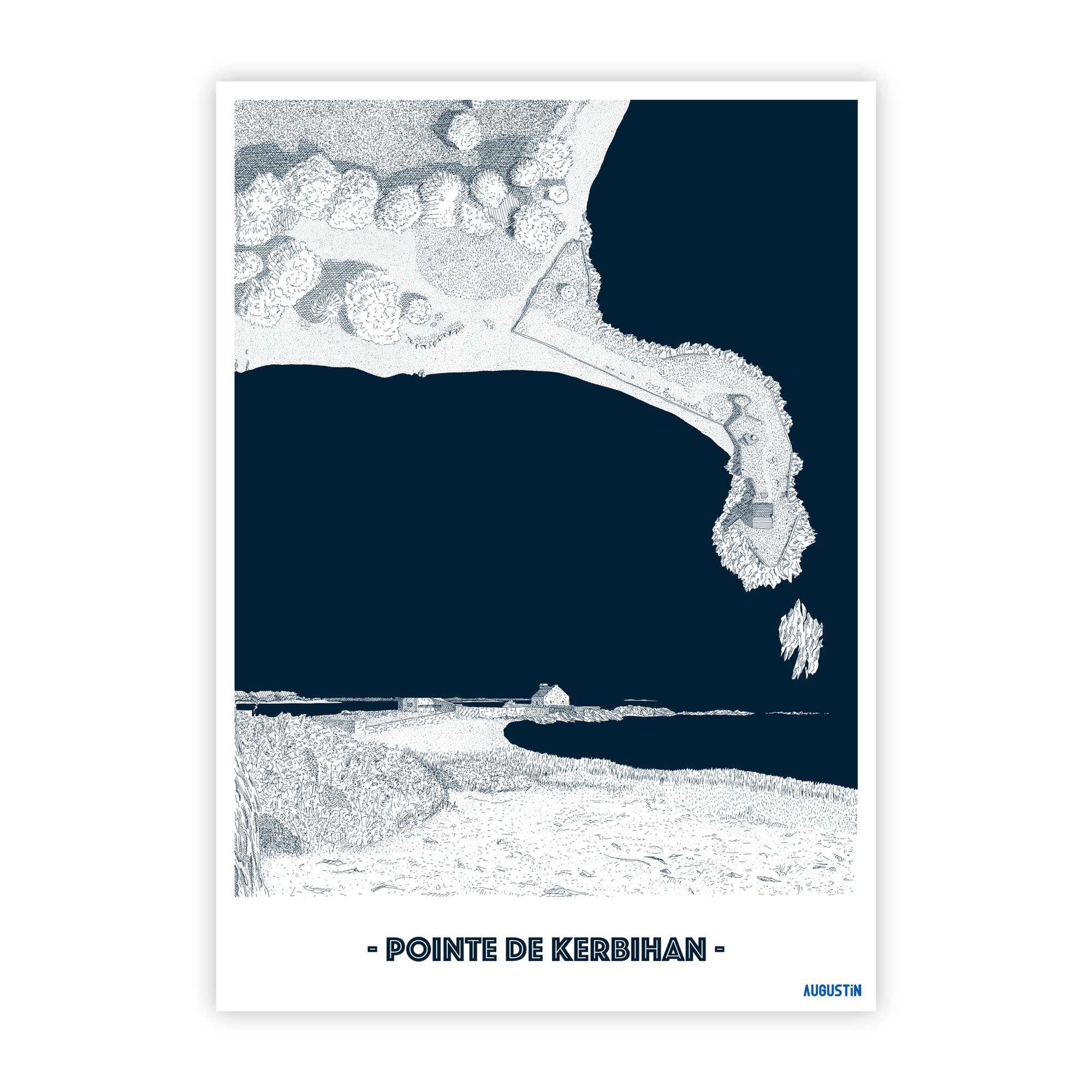 Pointe de Kerbihan - carte postale