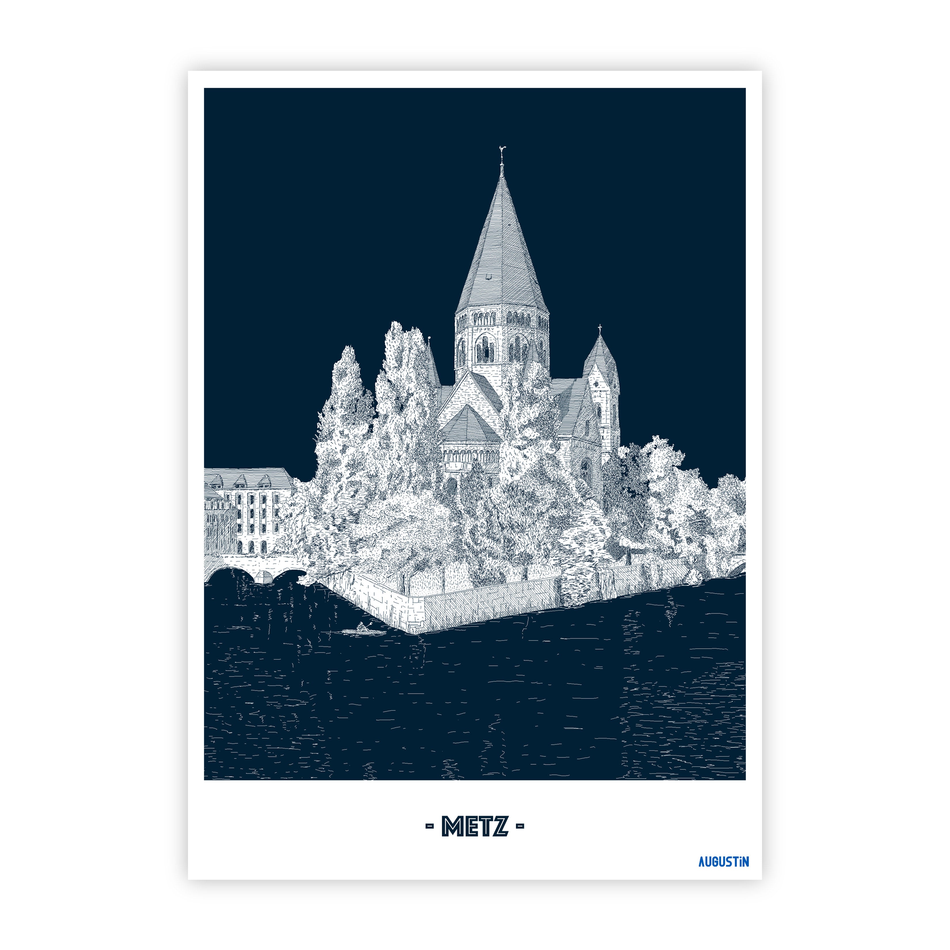 Metz - carte postale