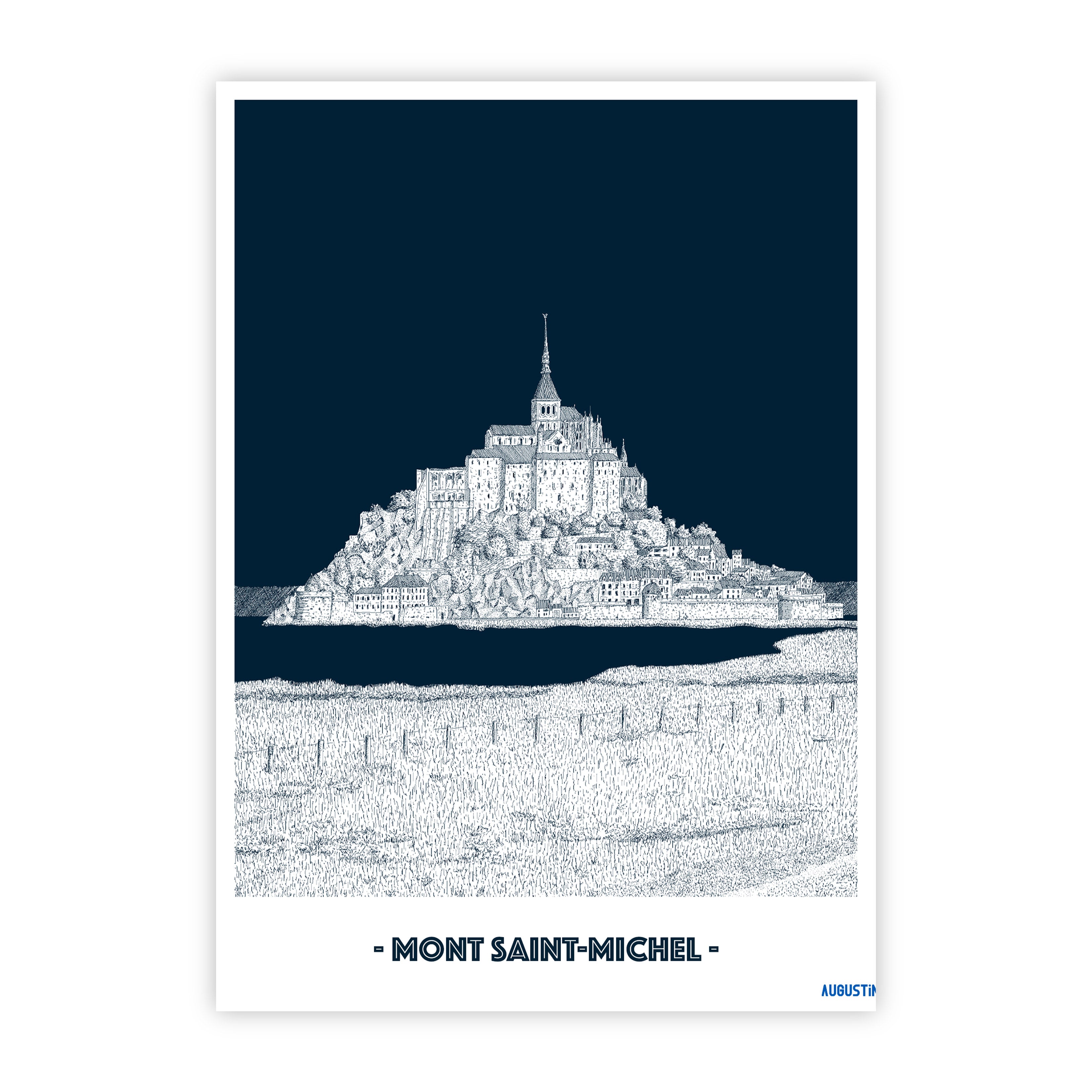 Mont Saint-Michel - carte postale