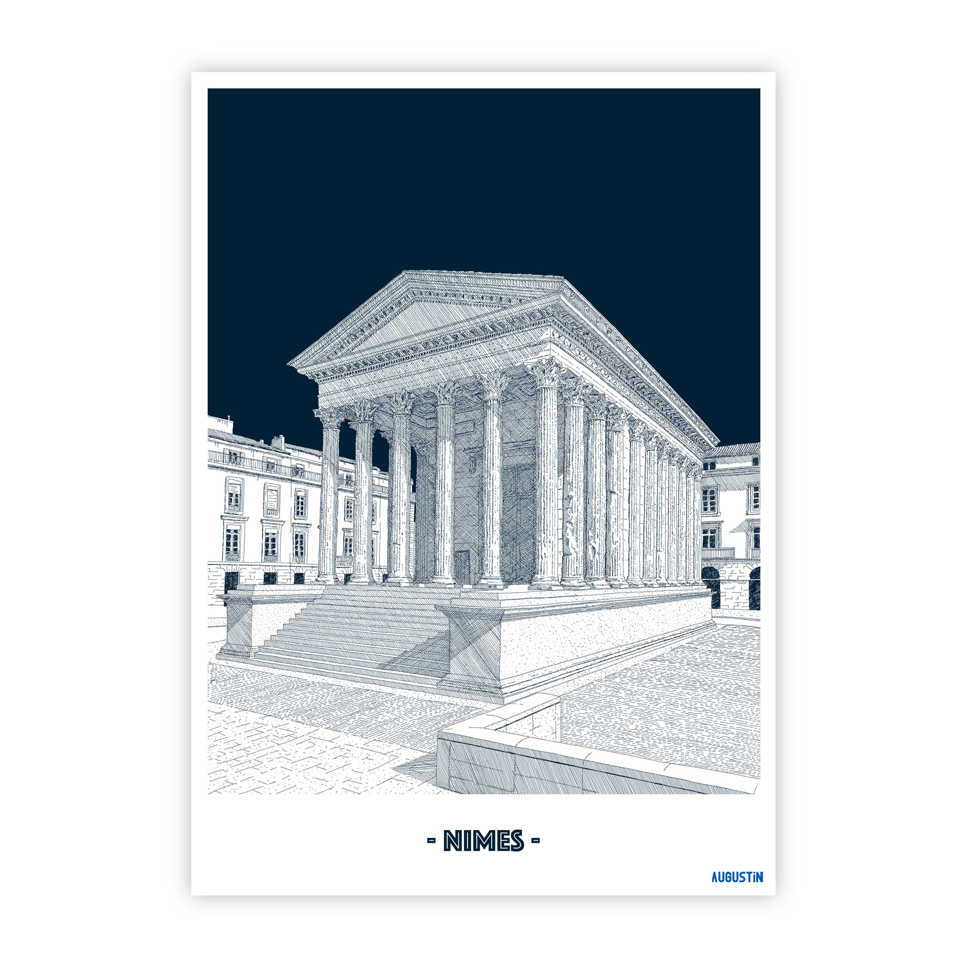 Nîmes - carte postale