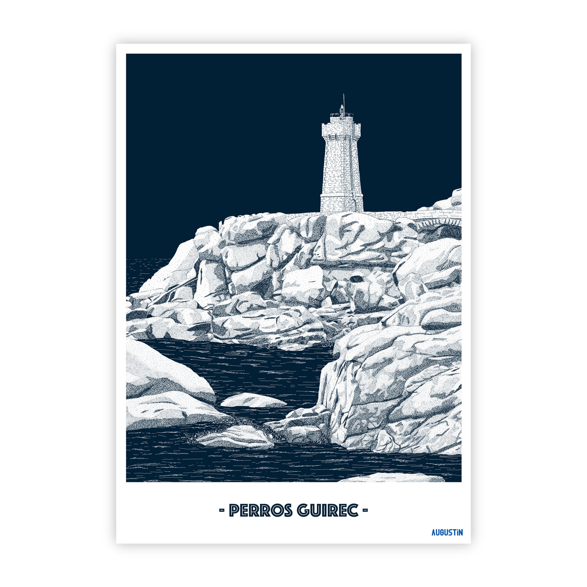 Perros Guirec - carte postale