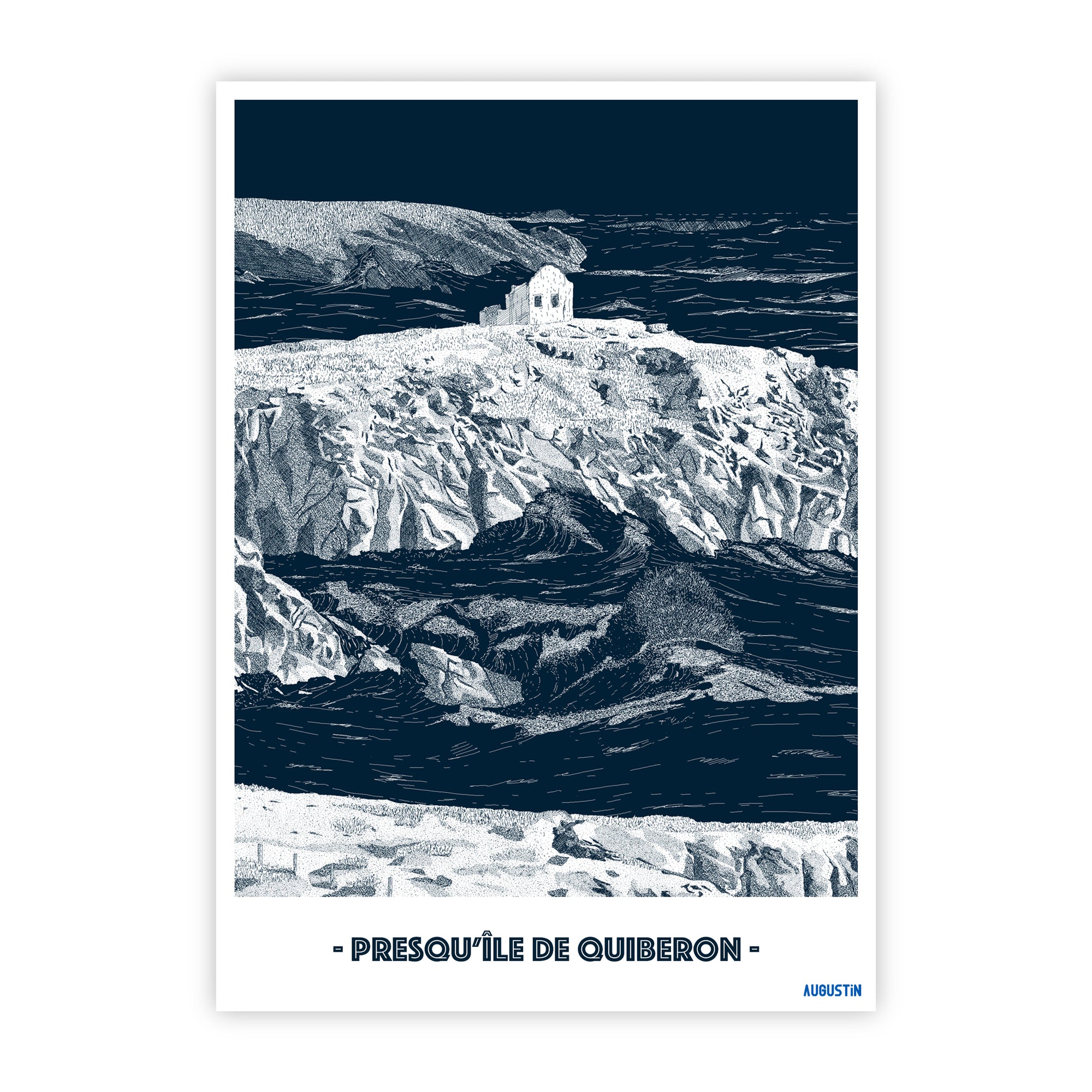 Presqu'île de Quiberon - carte postale
