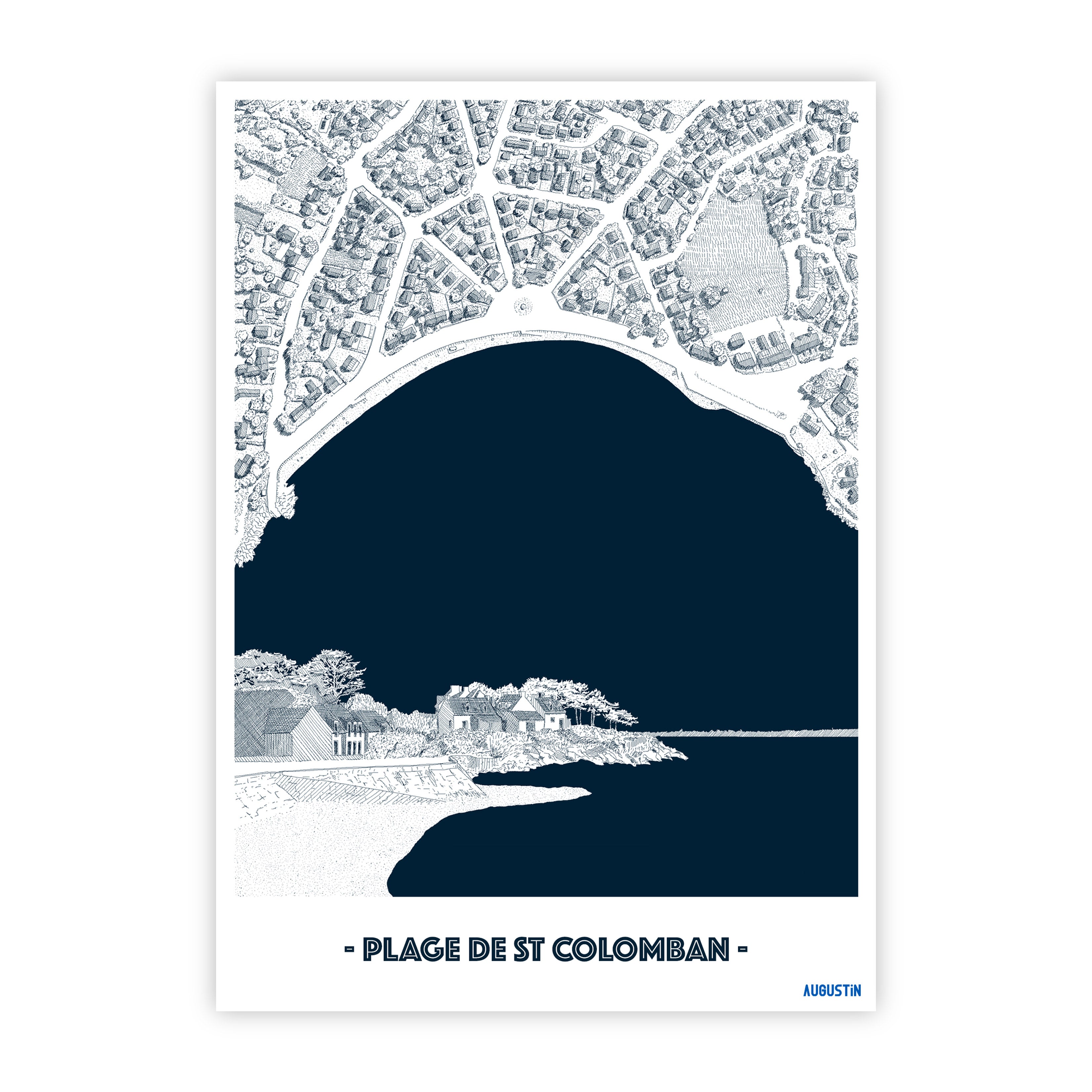 Saint Colomban - carte postale