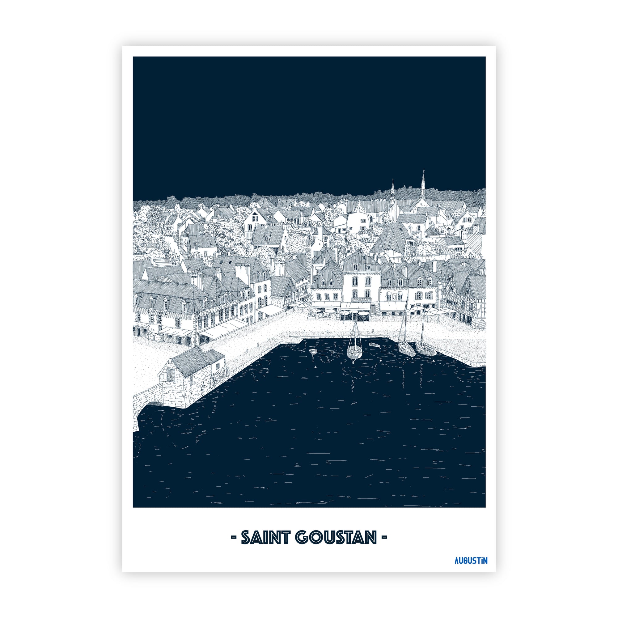Saint Goustan - carte postale