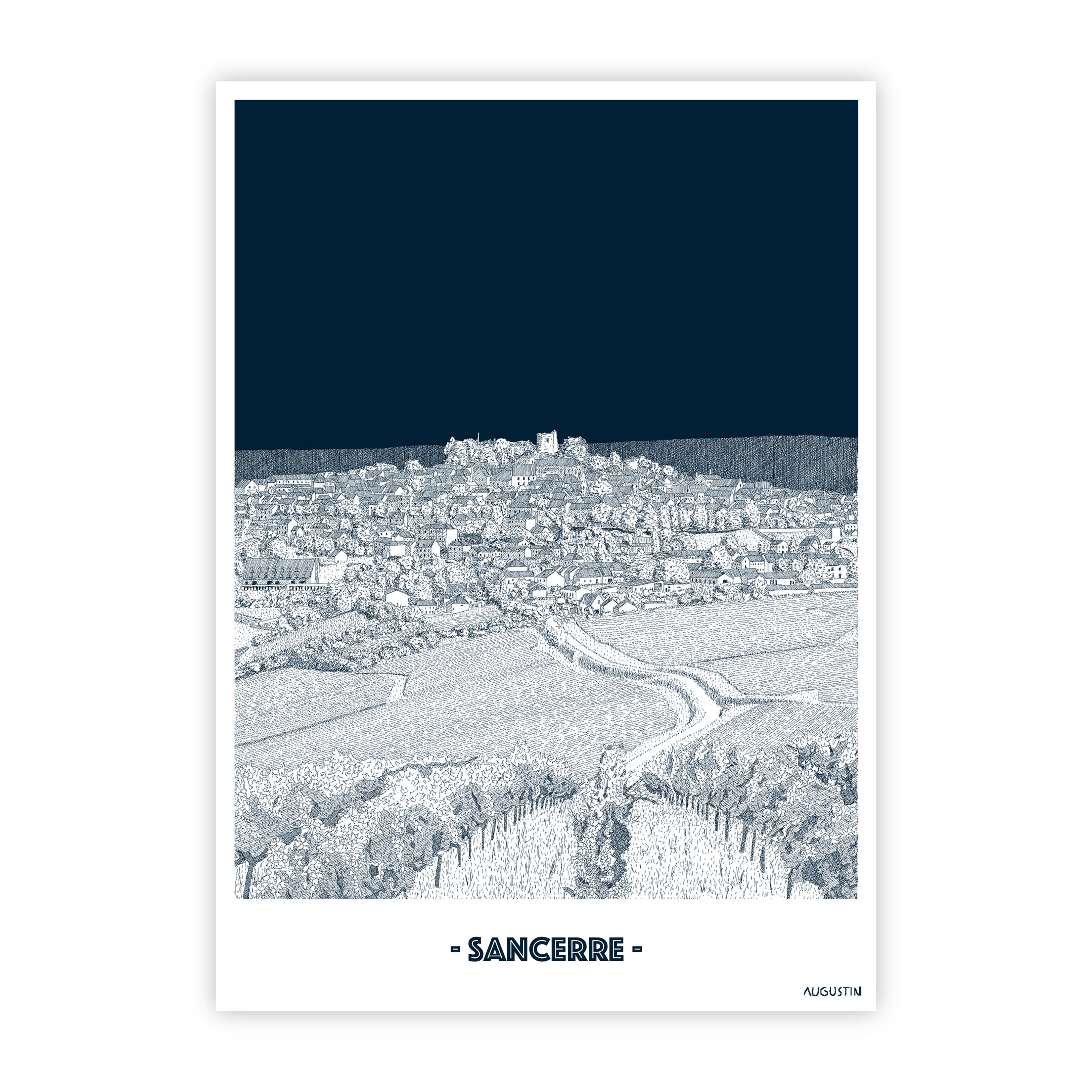 Sancerre - carte postale