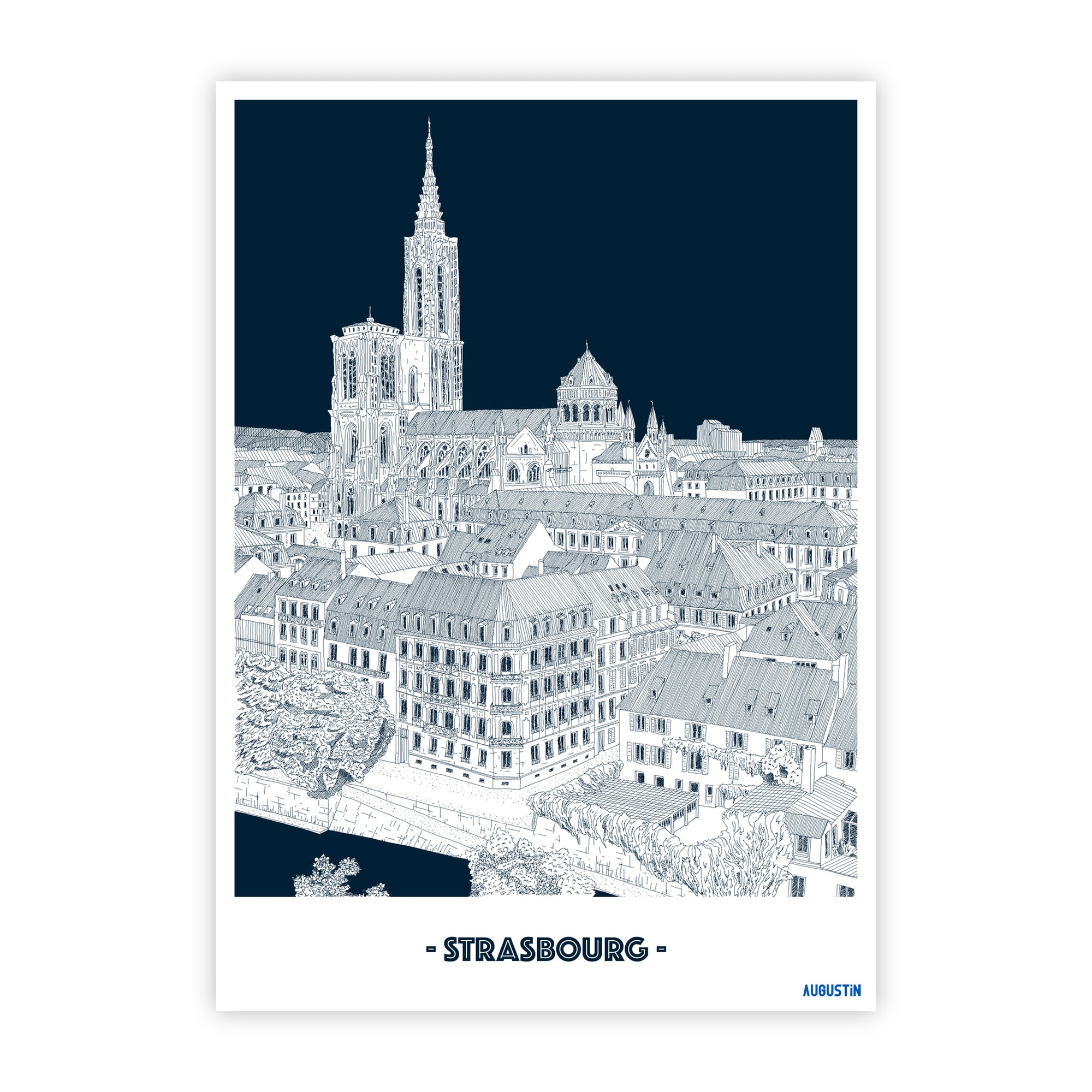 Strasbourg - carte postale