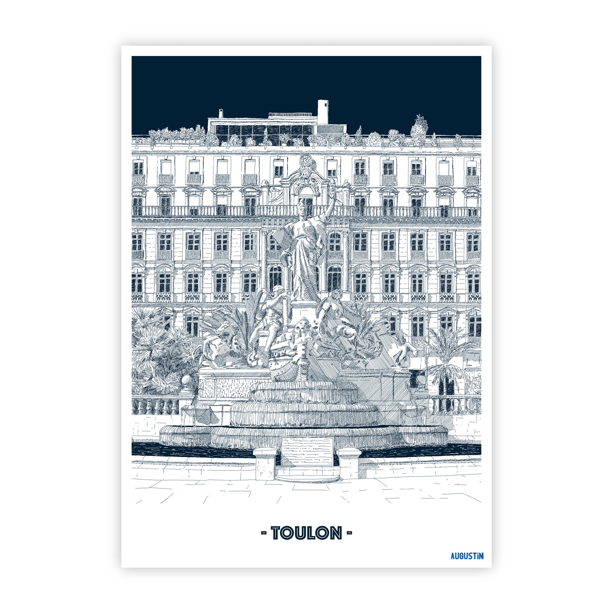 Toulon - carte postale
