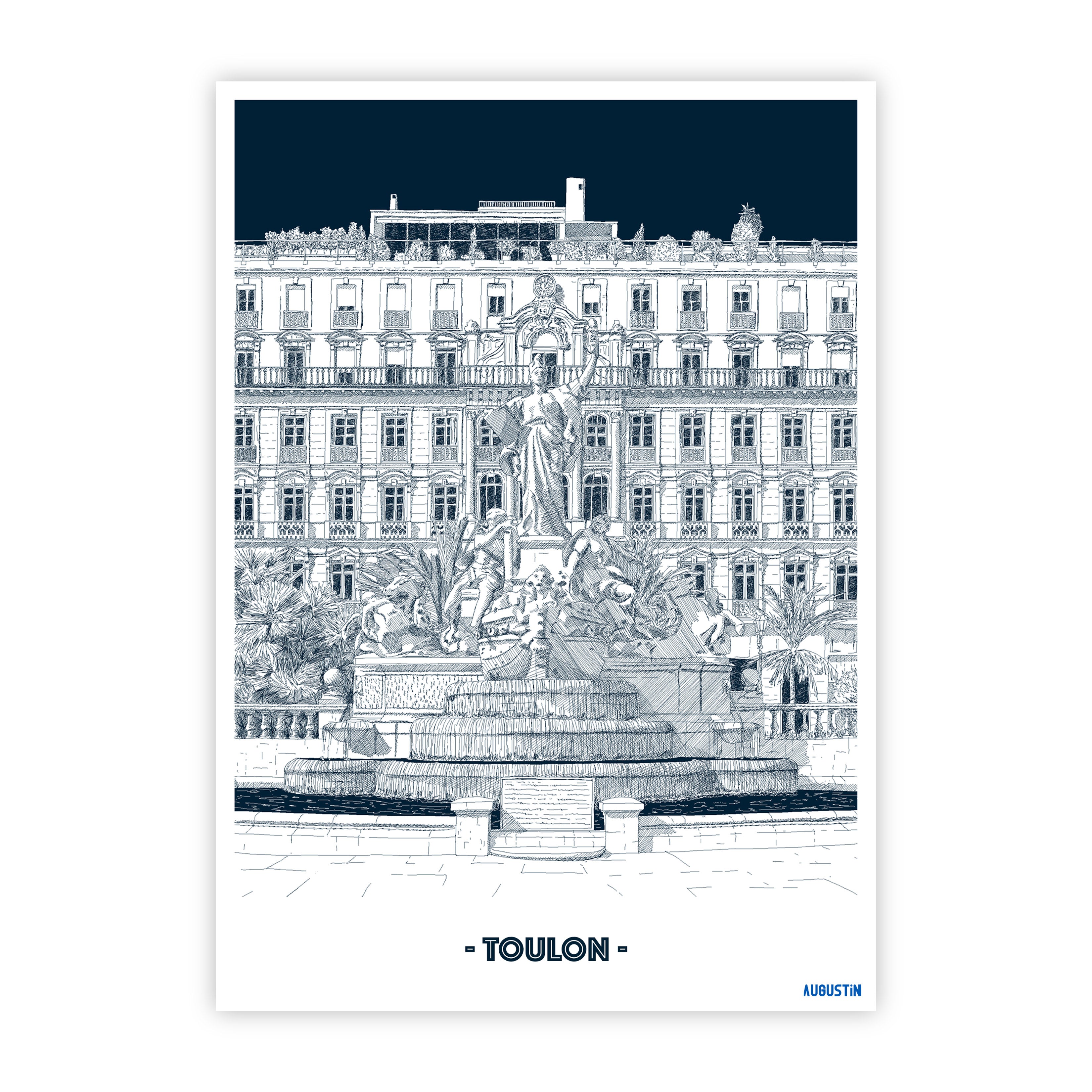 Toulon - carte postale