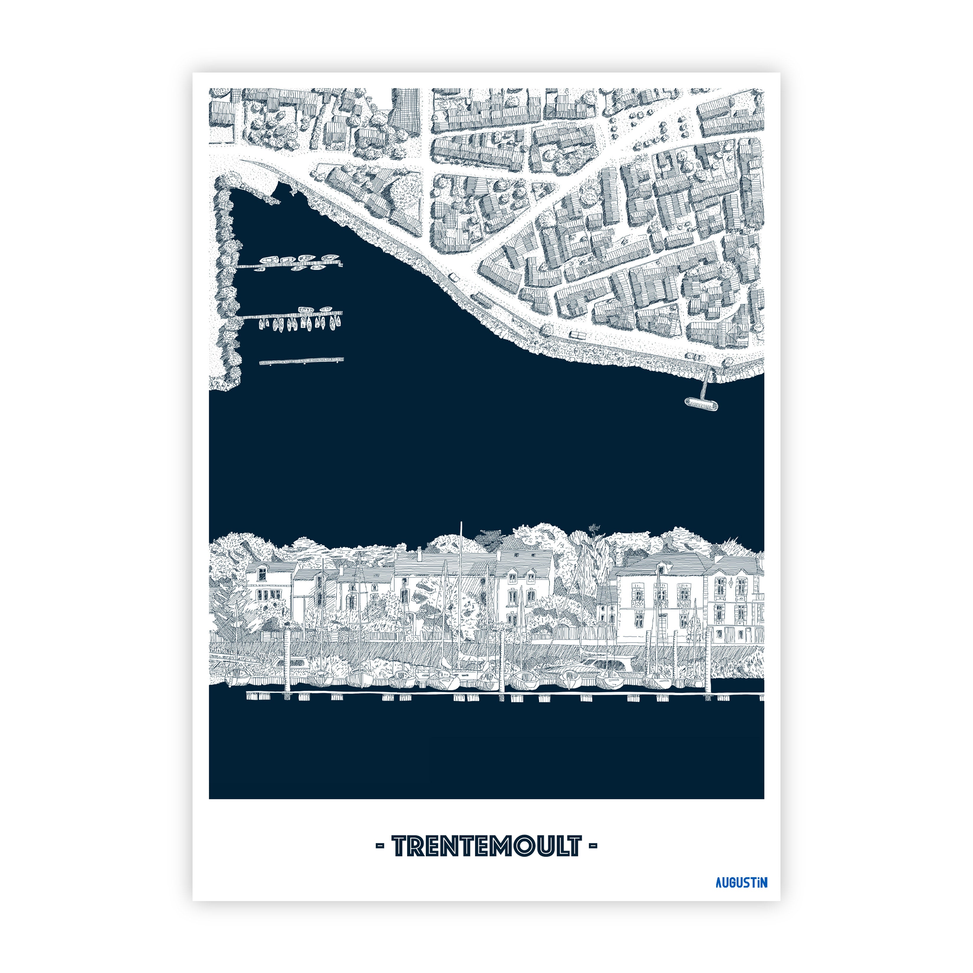 Trentemoult - carte postale