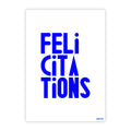 Félicitations - carte postale