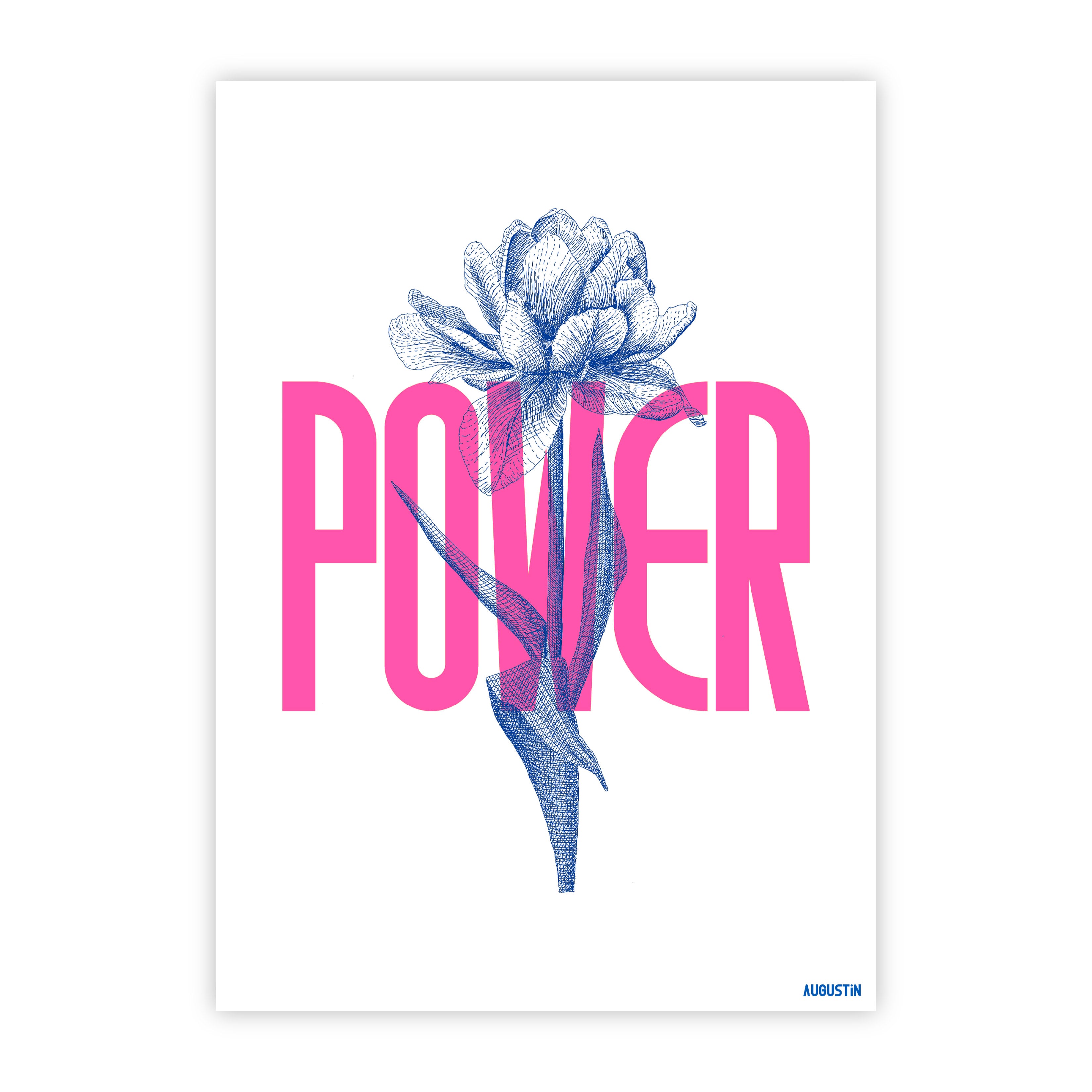 Flower Power - carte postale