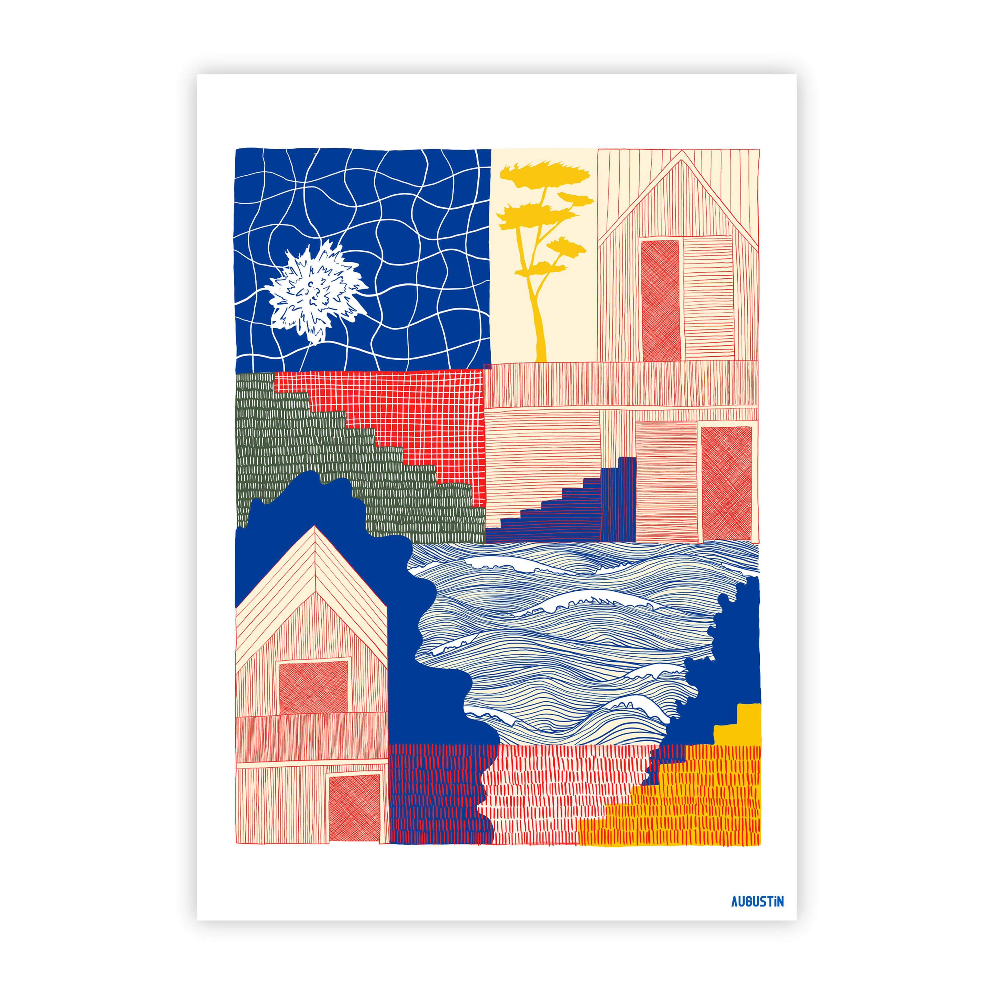 La cabane - carte postale