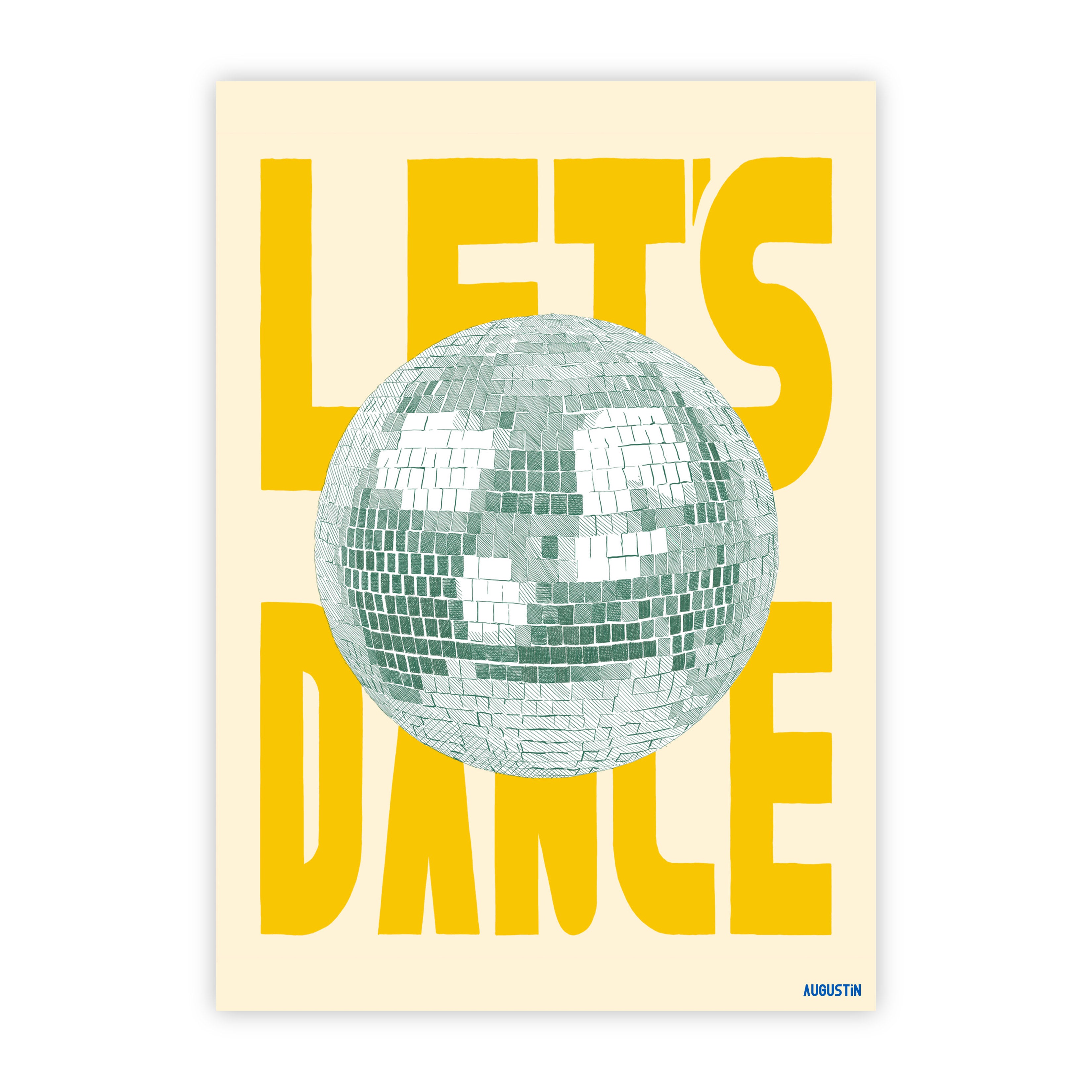 Let's dance - carte postale