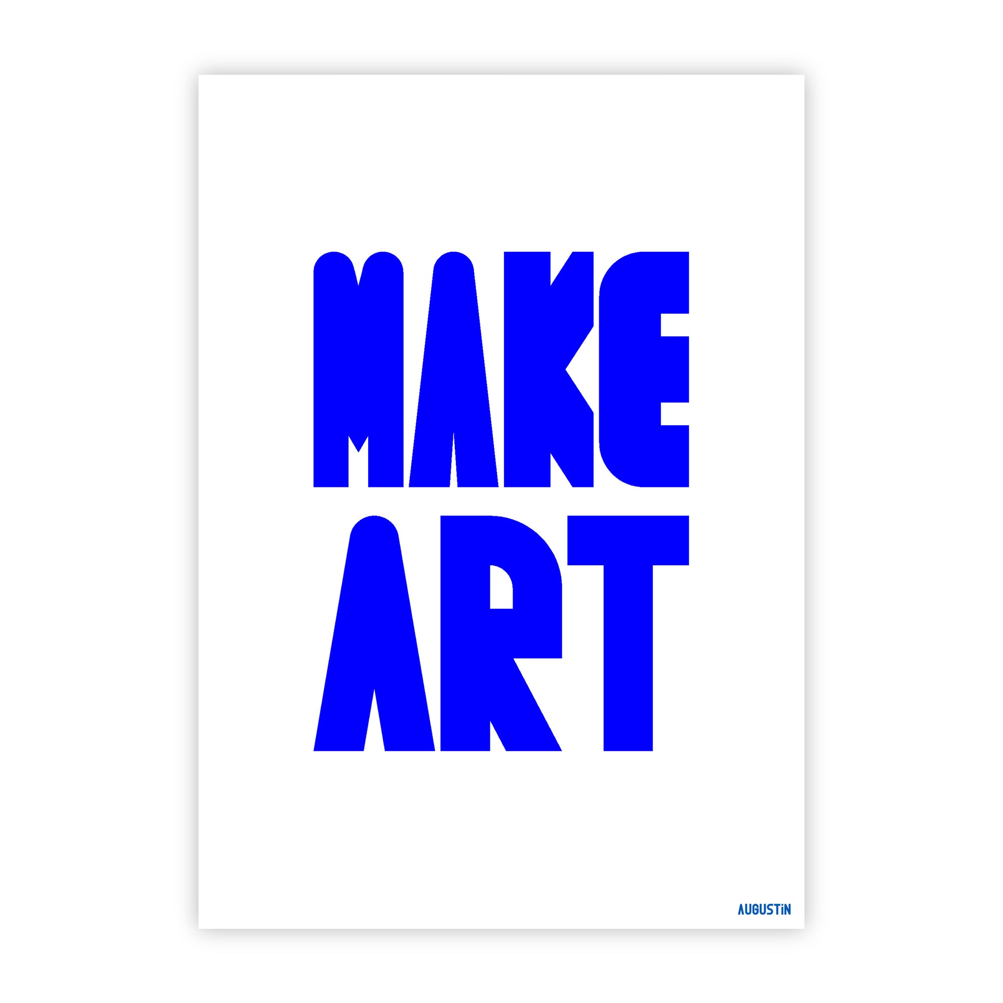 Make art - carte postale