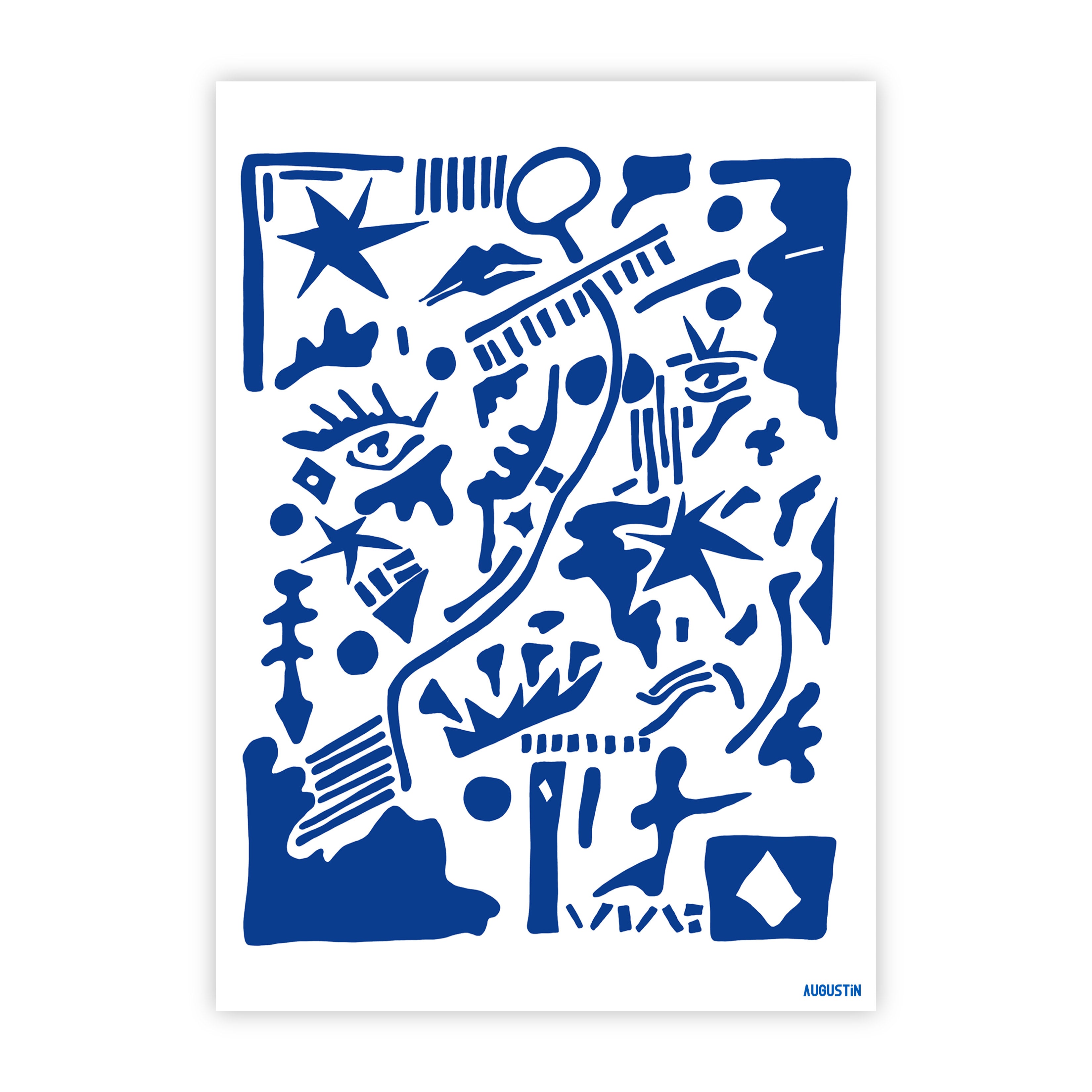 Soirée d'été - carte postale