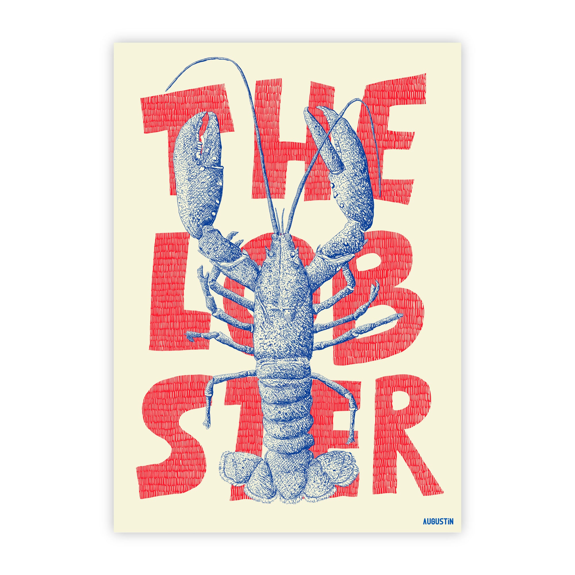 The lobster - carte postale