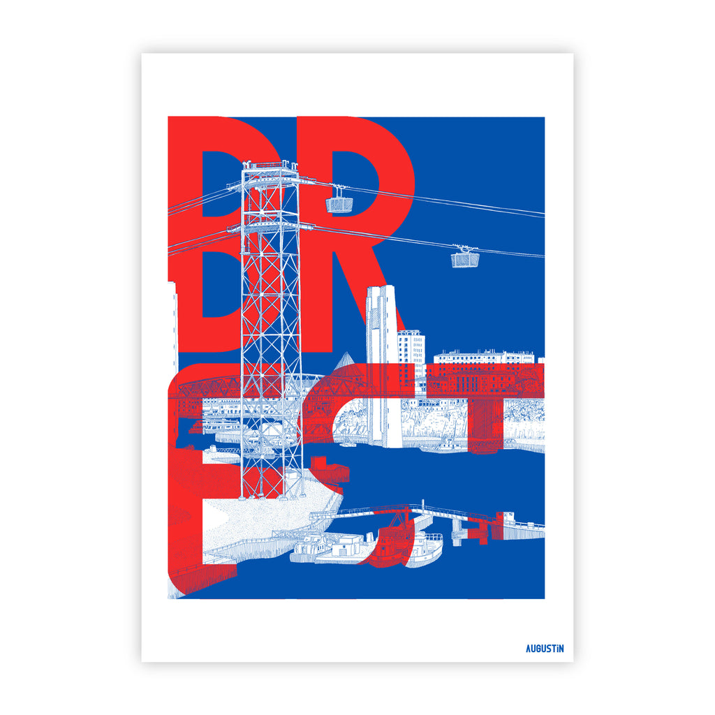 Brest rouge - carte postale
