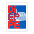 Dieppe rouge - carte postale