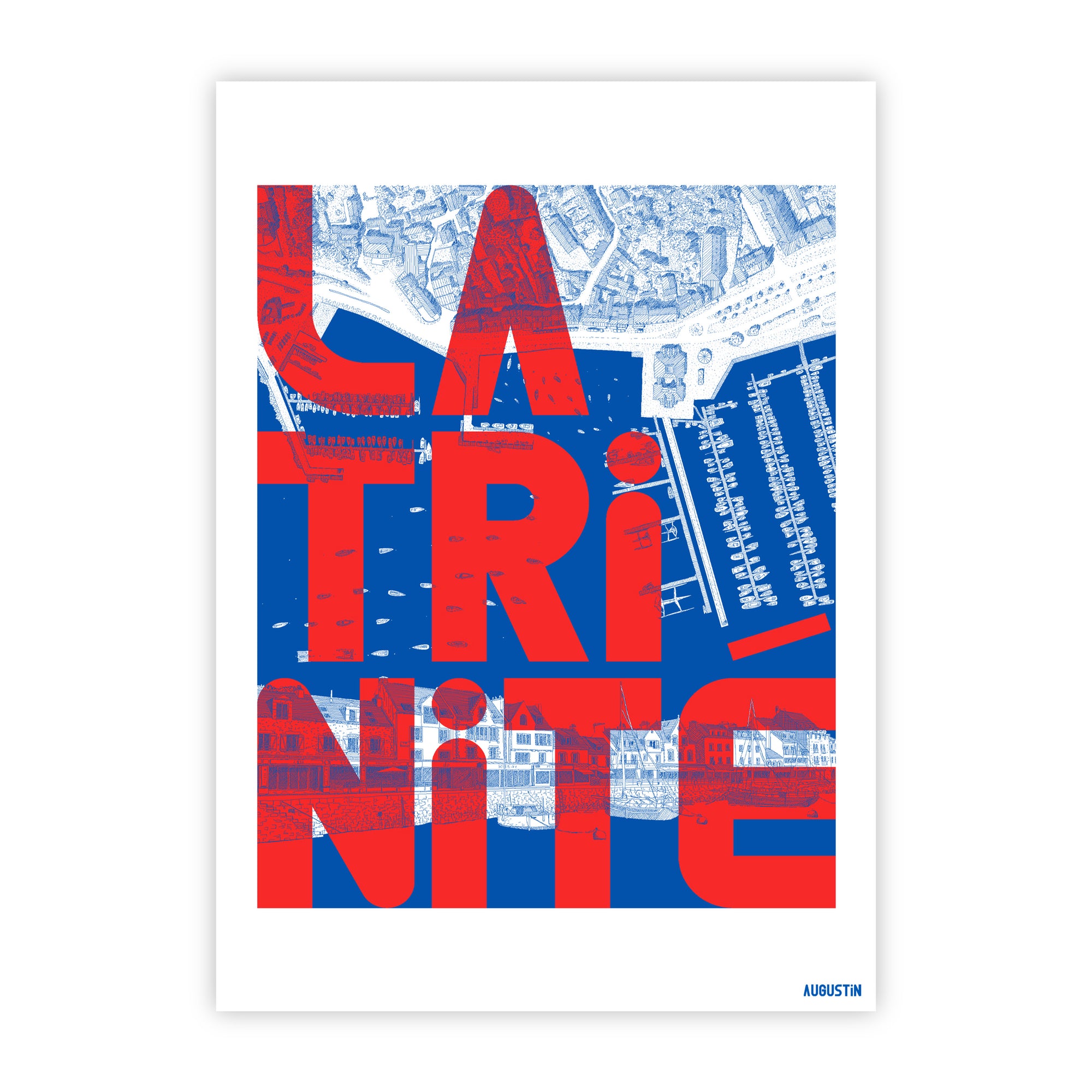 La Trinité rouge - carte postale